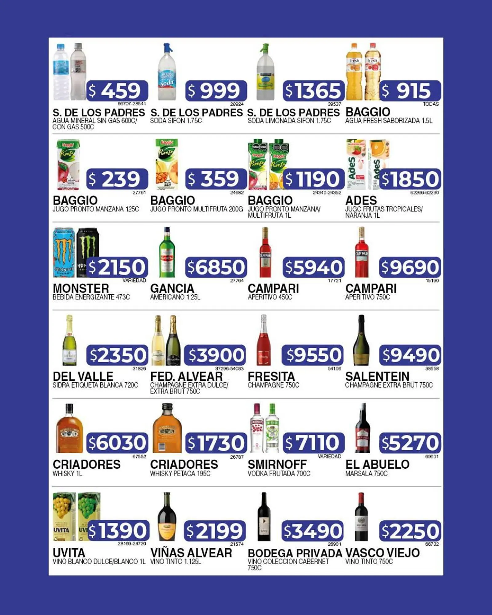 Catálogo Masivos - 1