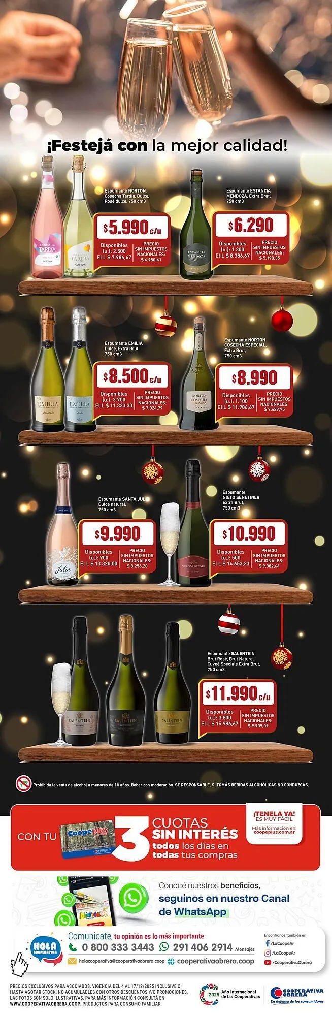 Ofertas de Catálogo Cooperativa Obrera 4 de diciembre al 17 de diciembre 2025 - Página 3 del catálogo