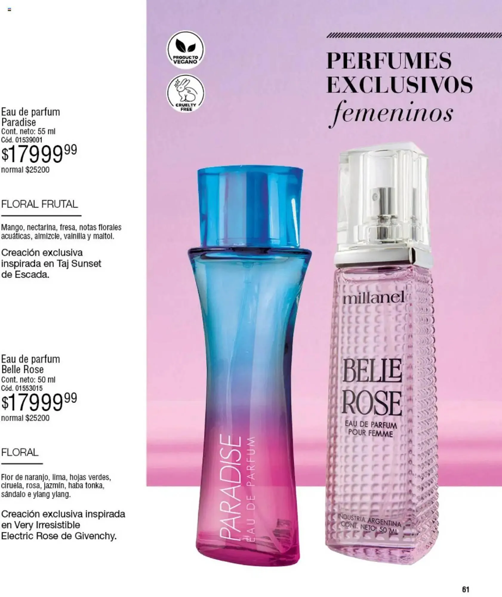 Ofertas de Catálogo Millanel Cosmética 21 de julio al 18 de agosto 2025 - Página 61 del catálogo