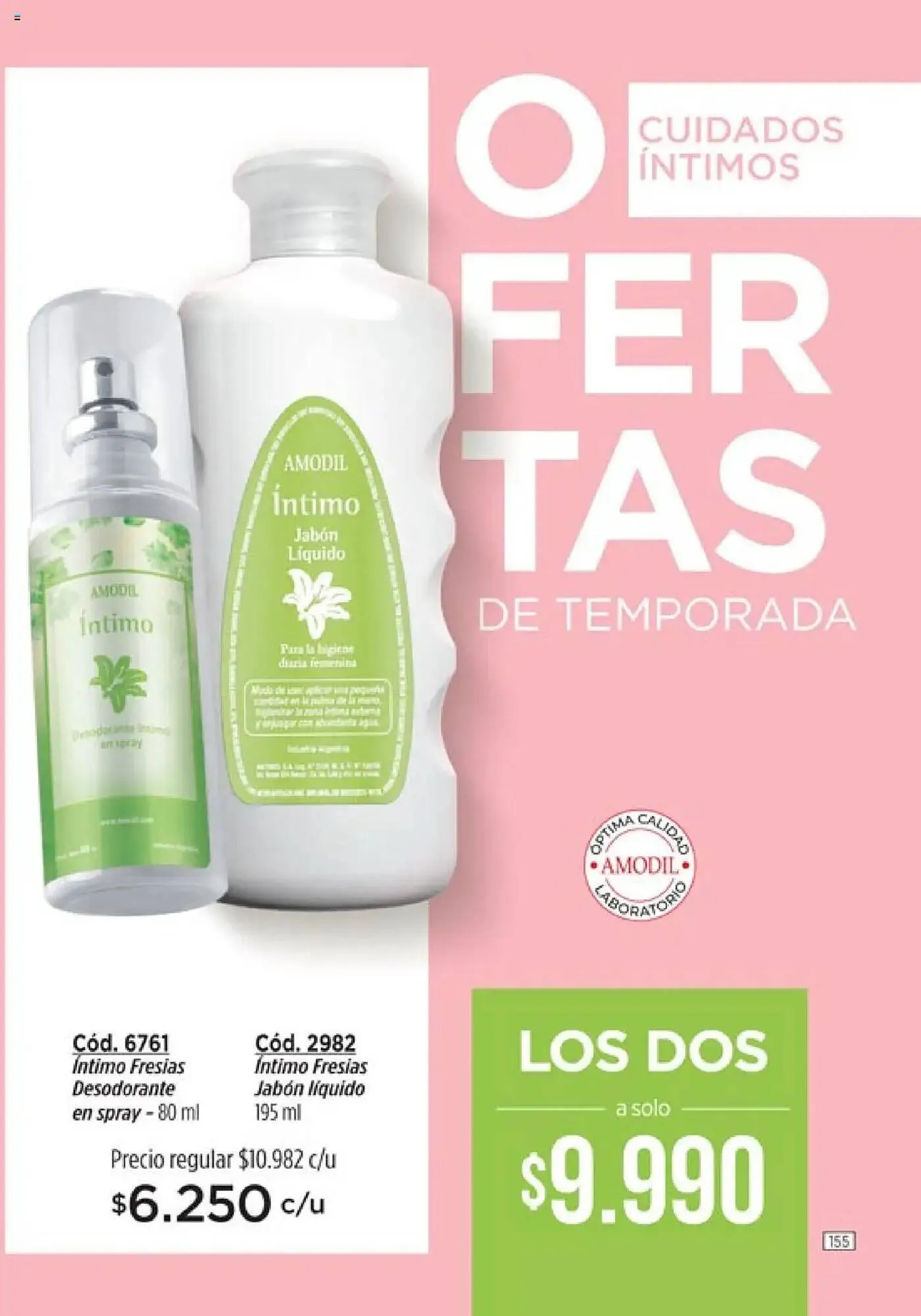 Ofertas de Catálogo Amodil 1 de octubre al 1 de noviembre 2025 - Página 155 del catálogo