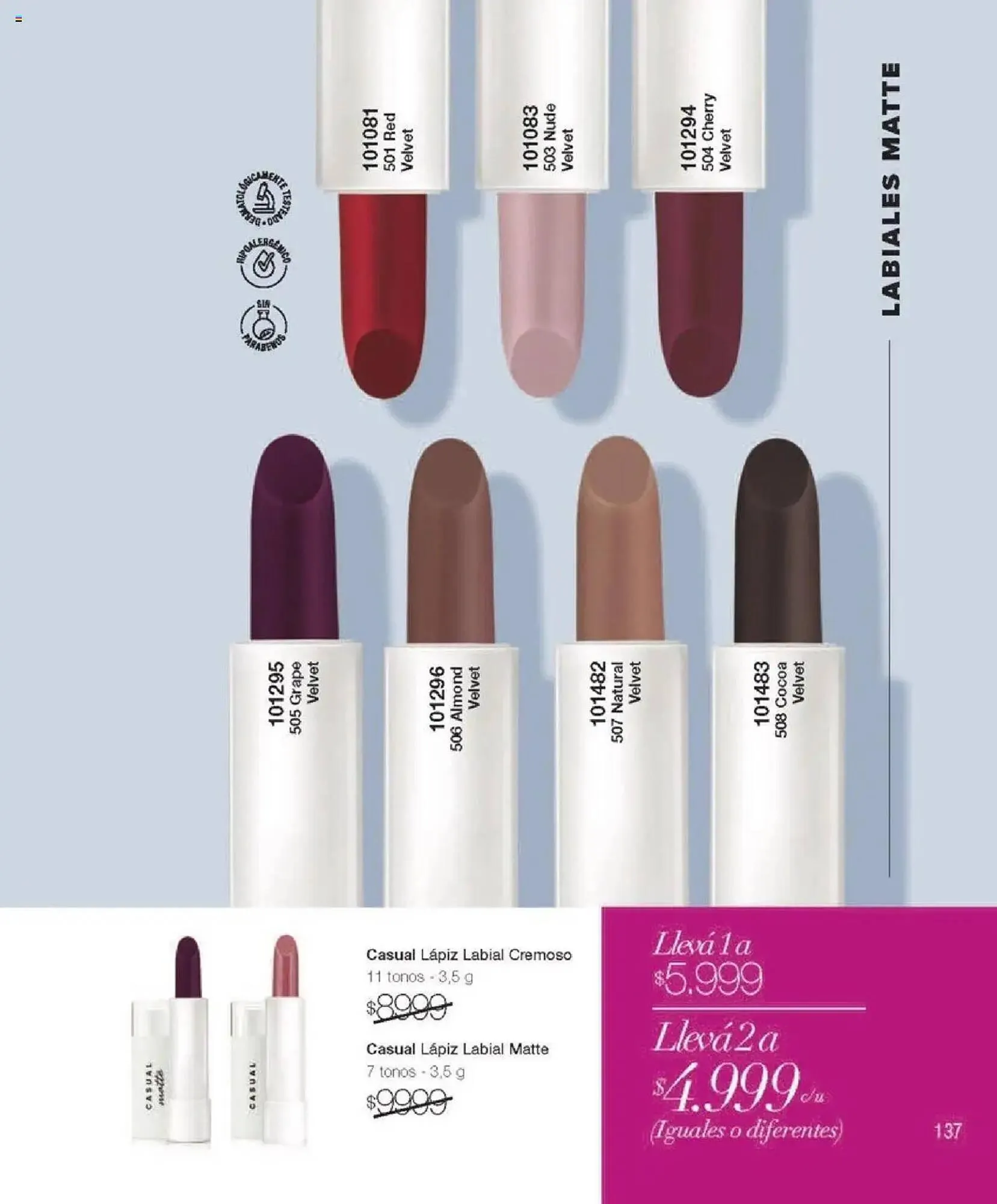 Ofertas de Catálogo Violetta Cosméticos 9 de octubre al 12 de noviembre 2025 - Página 137 del catálogo