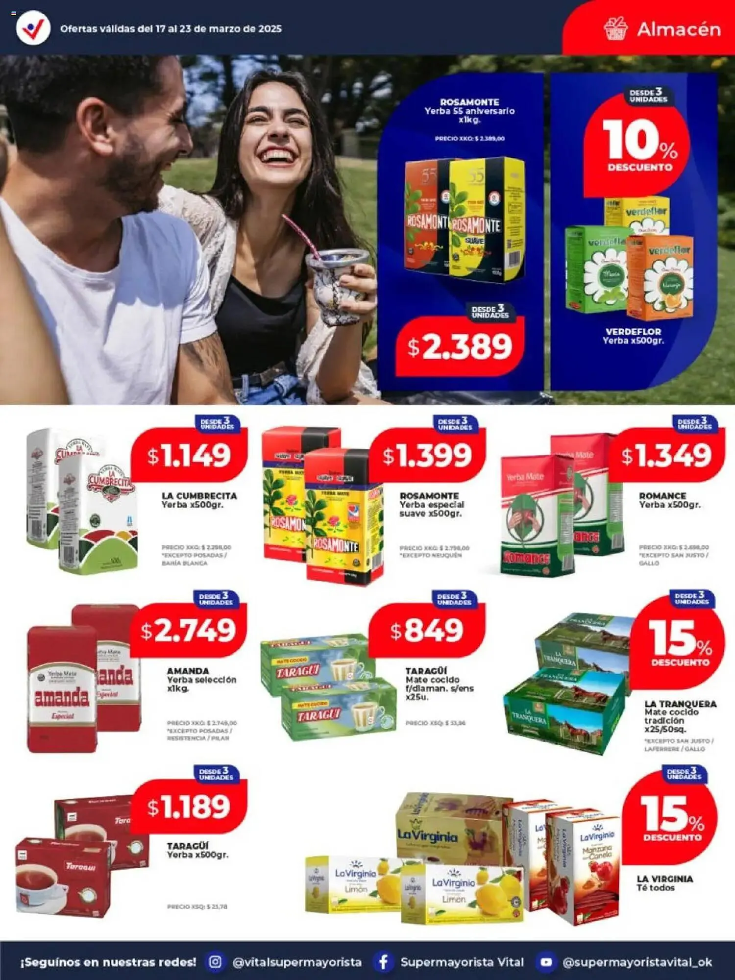 Ofertas de Catálogo Supermayorista Vital 17 de marzo al 23 de marzo 2025 - Página 17 del catálogo
