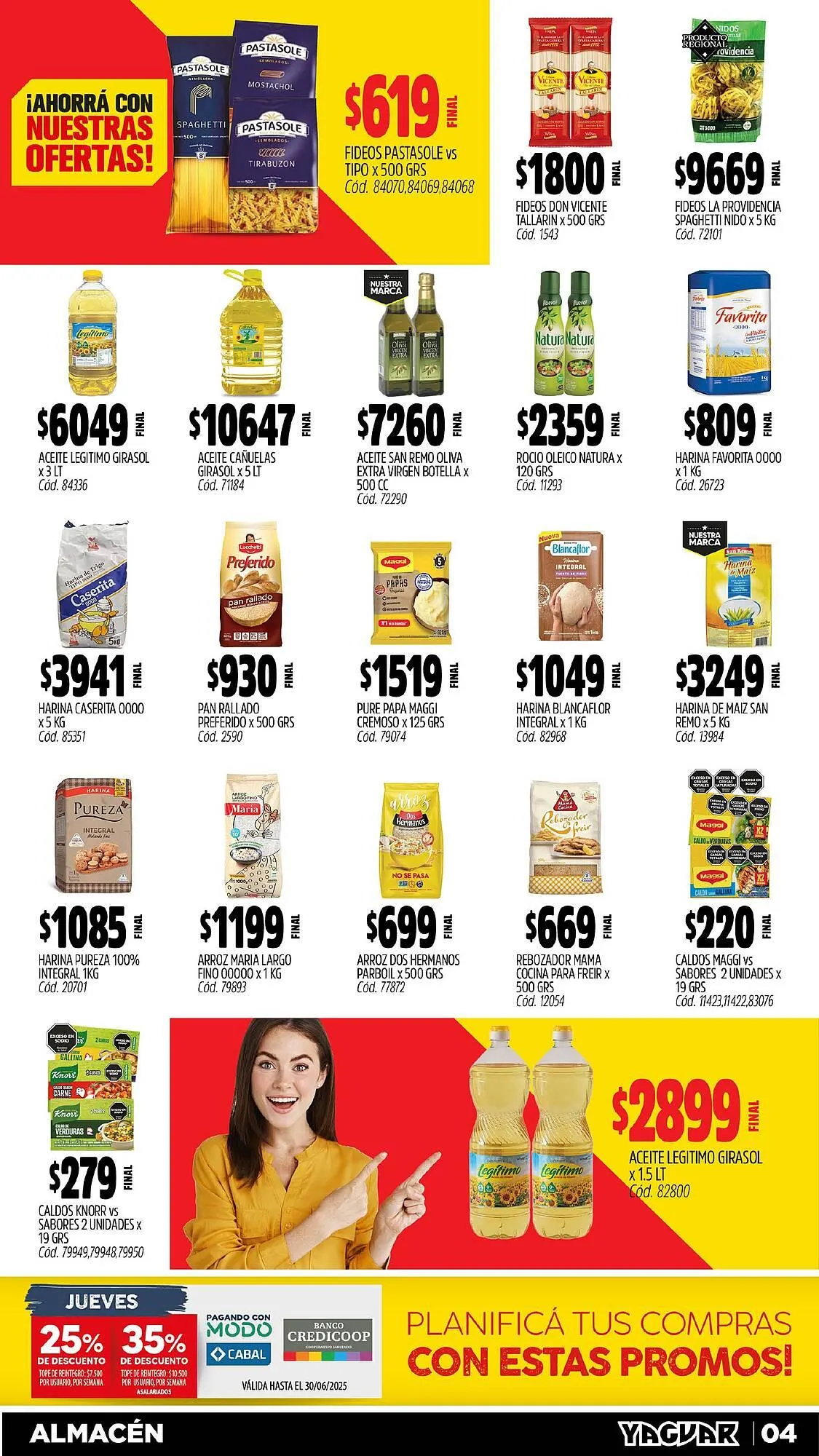 Ofertas de Catálogo Supermercados Yaguar 31 de marzo al 6 de abril 2025 - Página 4 del catálogo