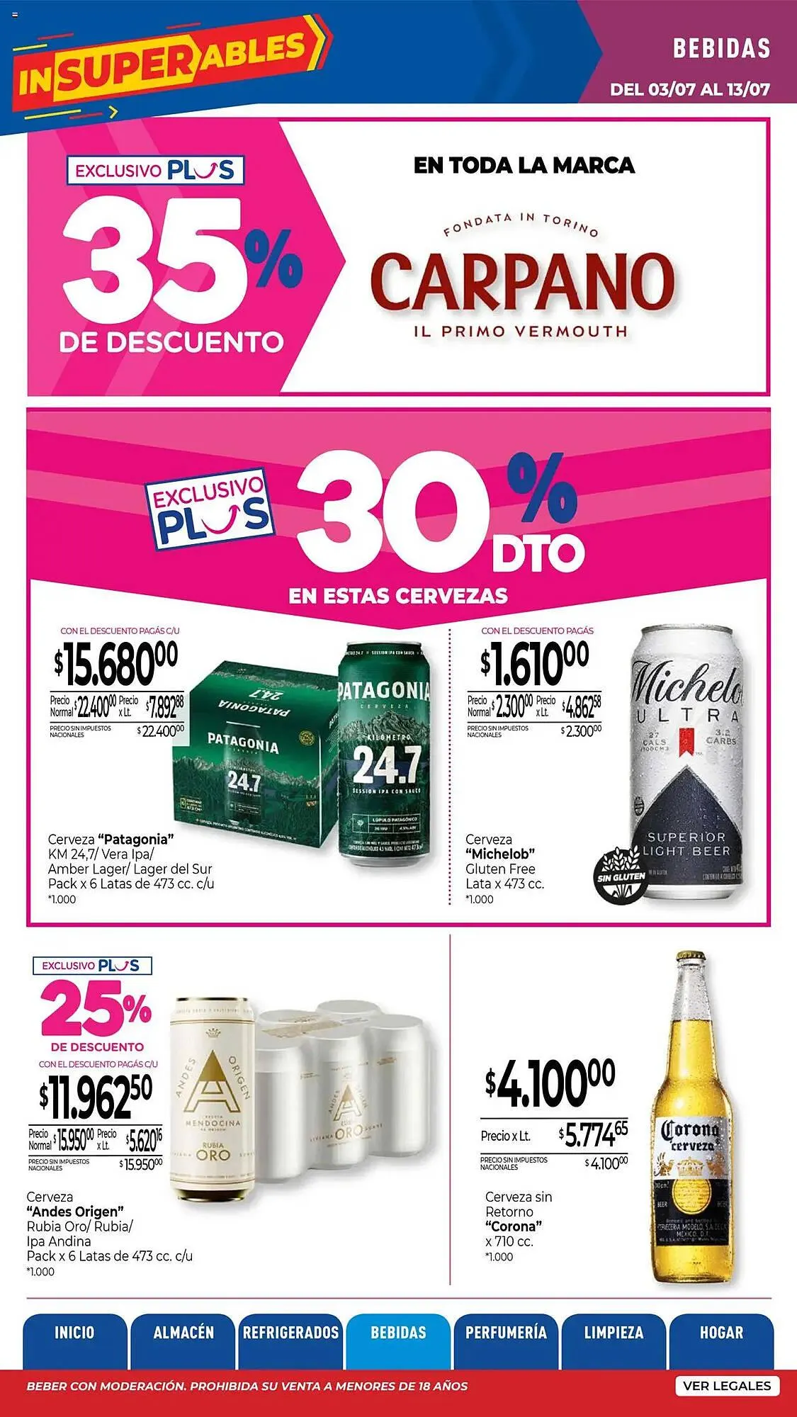 Ofertas de Catálogo La Anonima 3 de julio al 13 de julio 2025 - Página 21 del catálogo