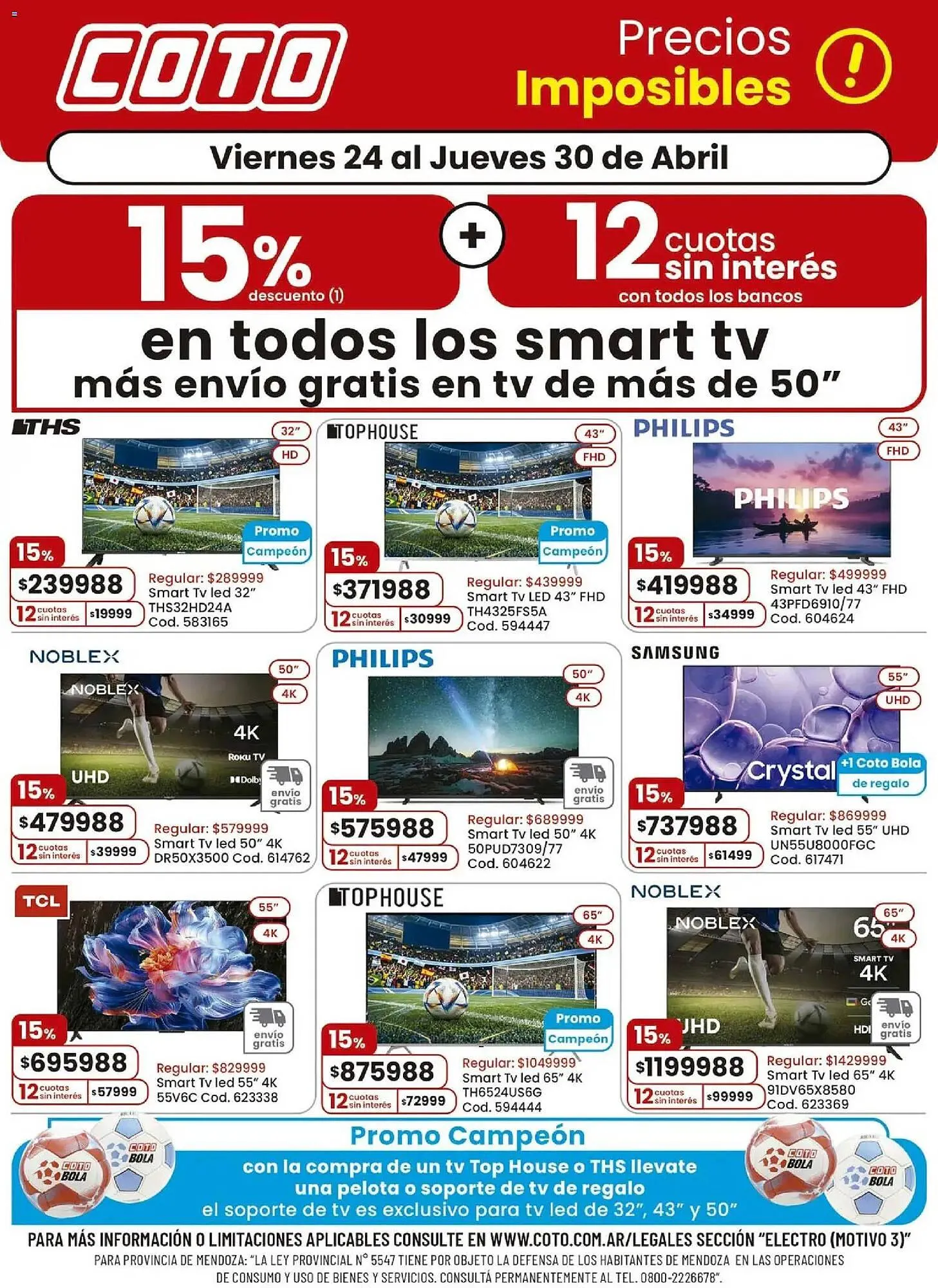 Ofertas de Catálogo Coto 24 de abril al 30 de abril 2026 - Página 1 del catálogo