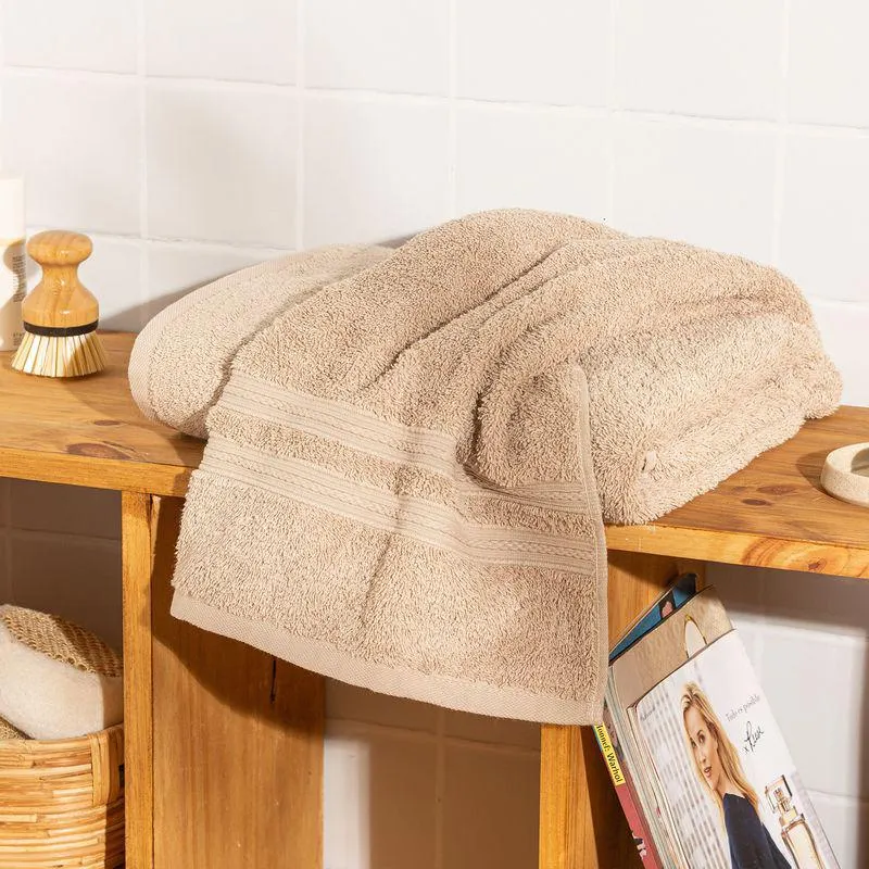 Juego de Toalla y Toallón Liso Griega