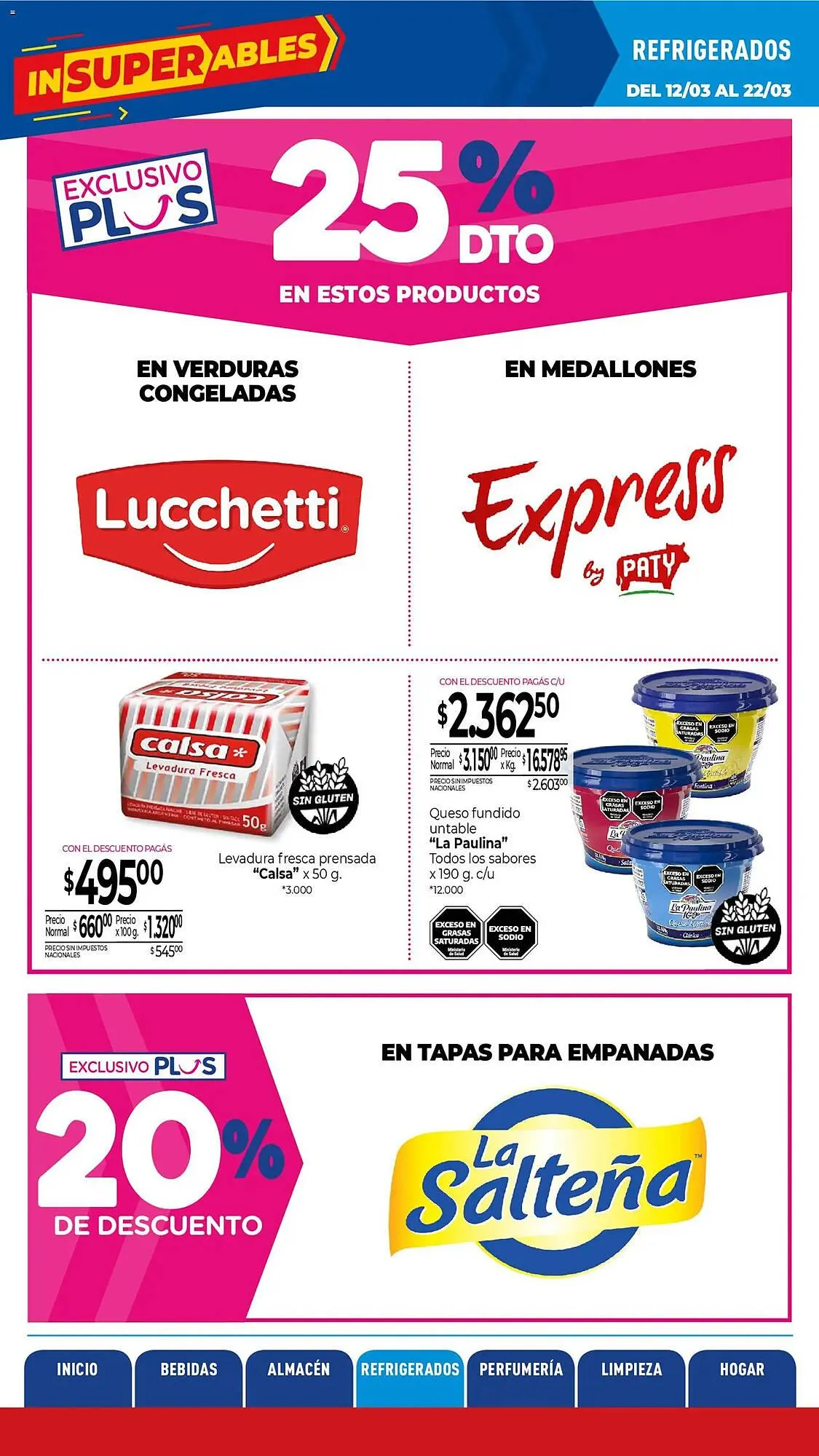 Ofertas de Catálogo La Anonima 12 de marzo al 22 de marzo 2026 - Página 20 del catálogo