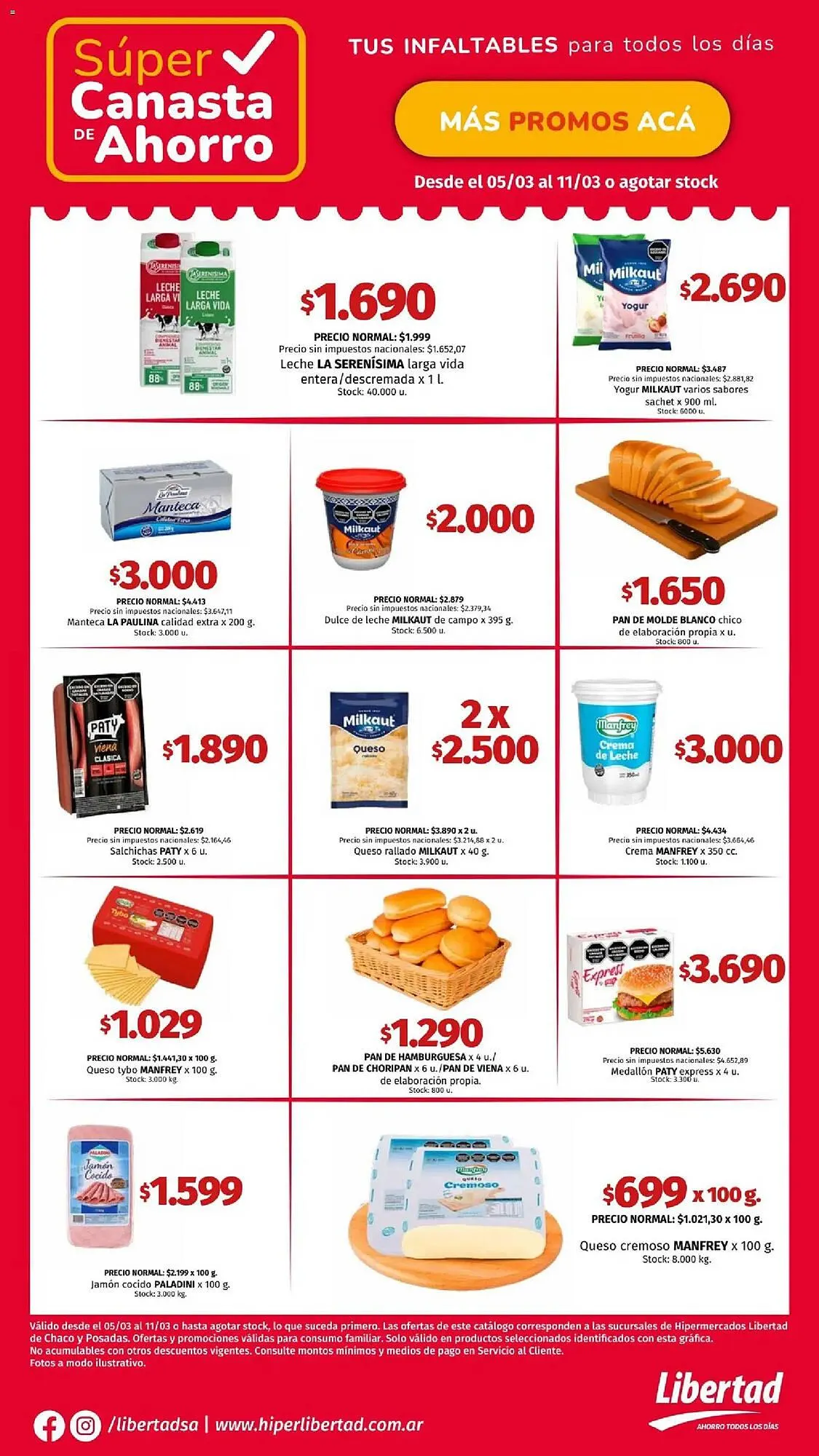 Ofertas de Catálogo Hipermercado Libertad 5 de marzo al 11 de marzo 2026 - Página 1 del catálogo