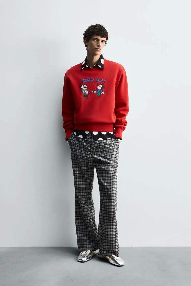 SUDADERA MINNIE + MICKEY HARRY LAMBERT FOR ZARA X DISNEY