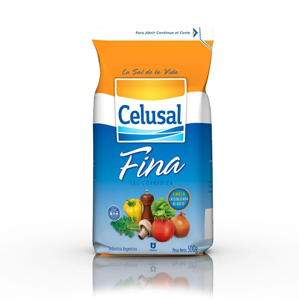 Sal Fina en Paquete Celusal 500 Gr.