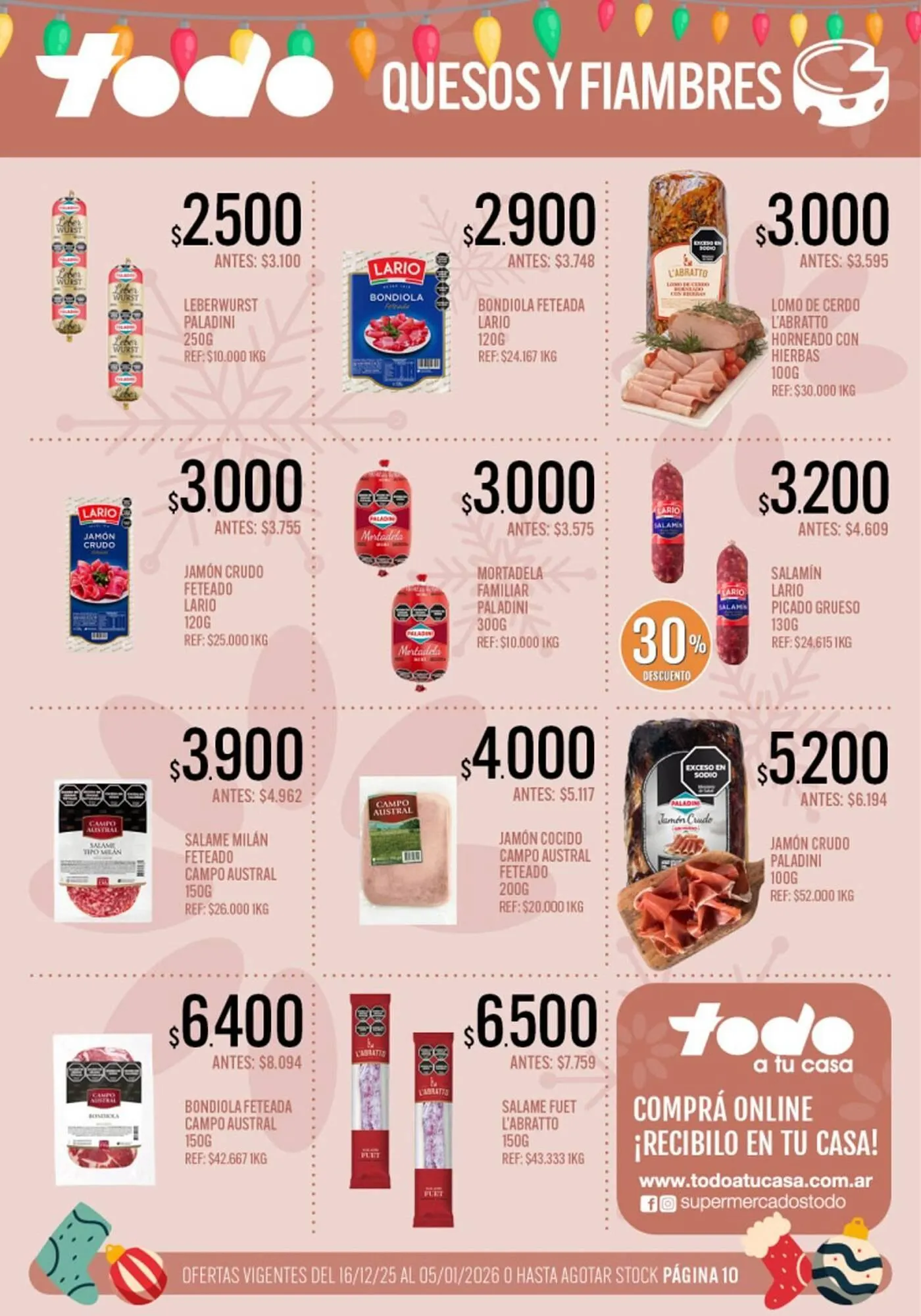 Ofertas de Catálogo Supermercados Todo 16 de diciembre al 5 de enero 2026 - Página 10 del catálogo