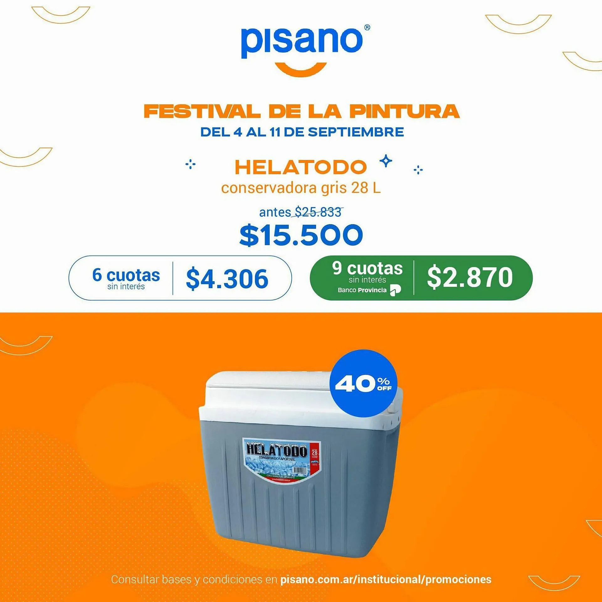 Ofertas de Catálogo Pinturerías Pisano 8 de septiembre al 11 de septiembre 2023 - Página 8 del catálogo