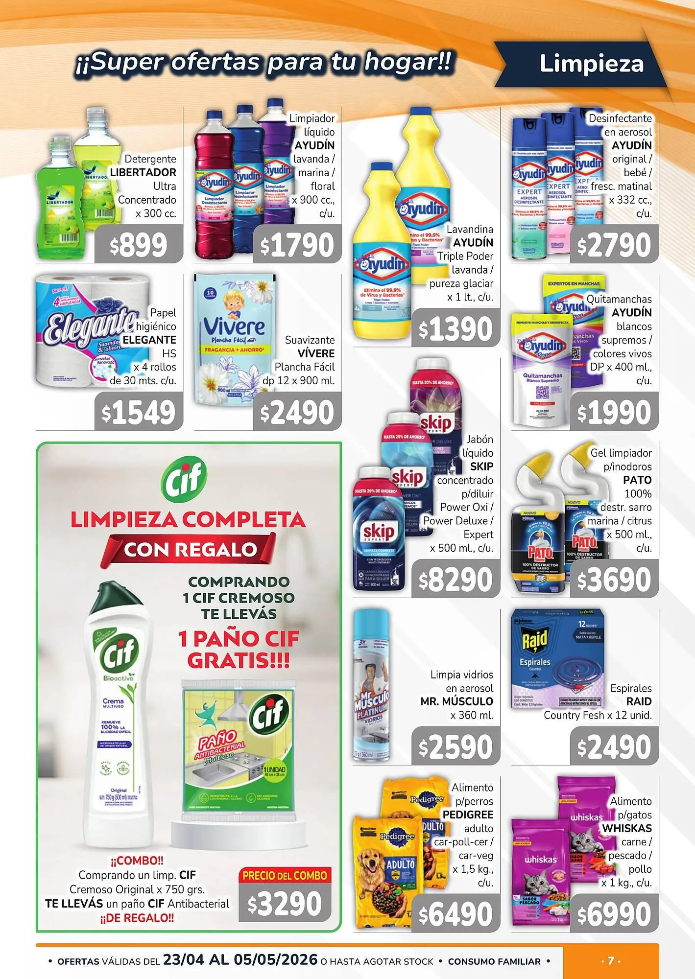 Ofertas de Catálogo Unico Supermercados 24 de abril al 5 de mayo 2026 - Página 7 del catálogo