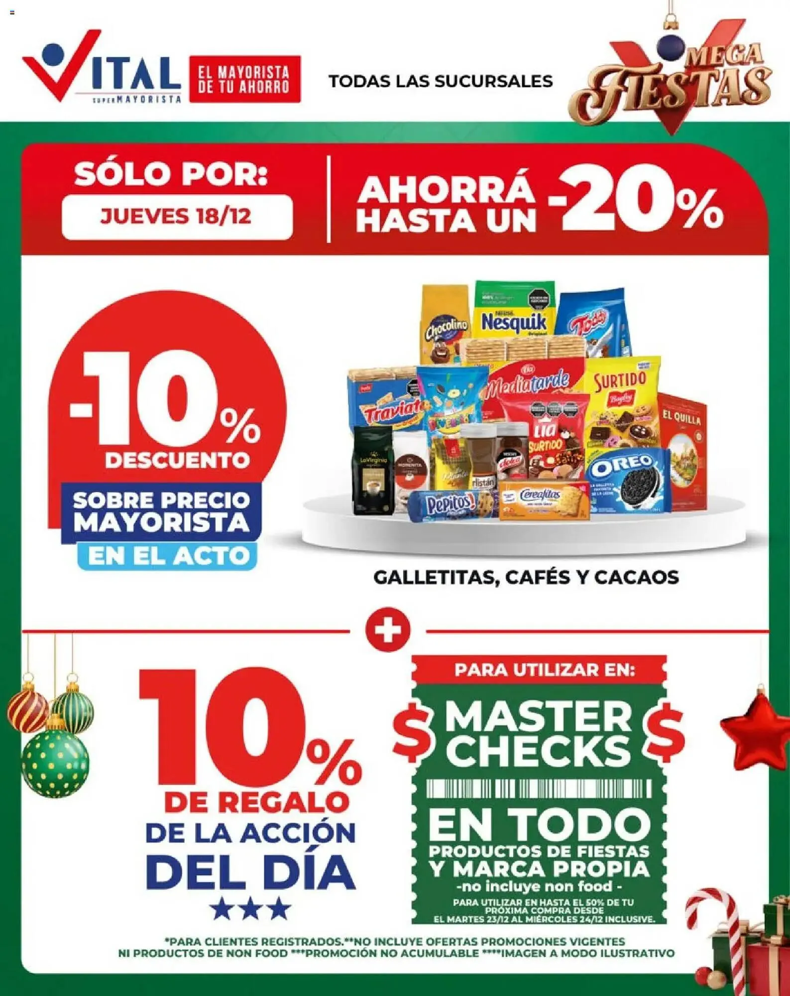 Ofertas de Catálogo Supermayorista Vital 18 de diciembre al 18 de diciembre 2025 - Página 1 del catálogo