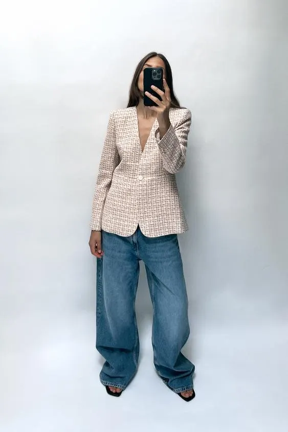 BLAZER ESTRUCTURA HILO METALIZADO