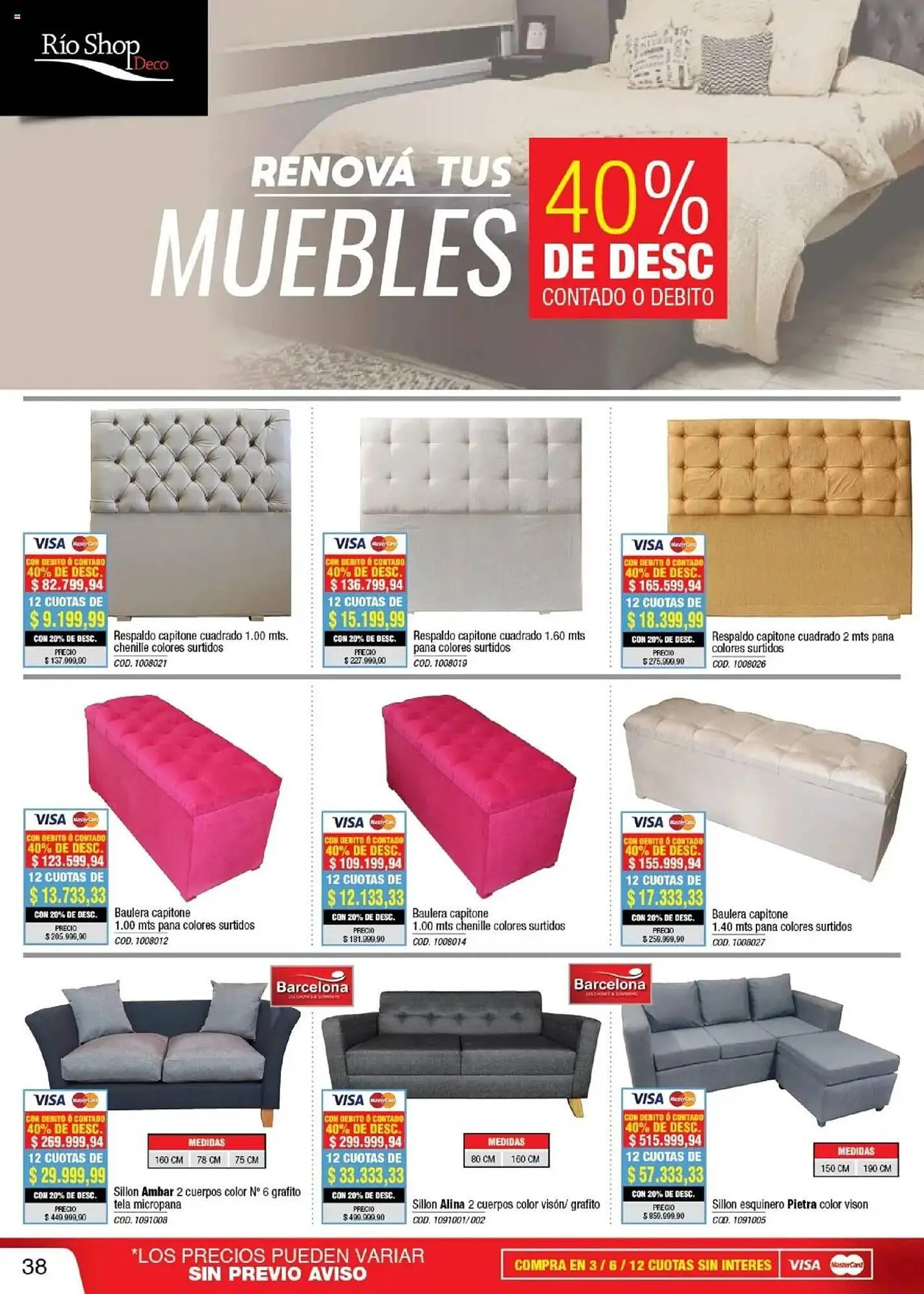 Ofertas de Catálogo Rio Shop Deco 20 de marzo al 30 de abril 2025 - Página 38 del catálogo