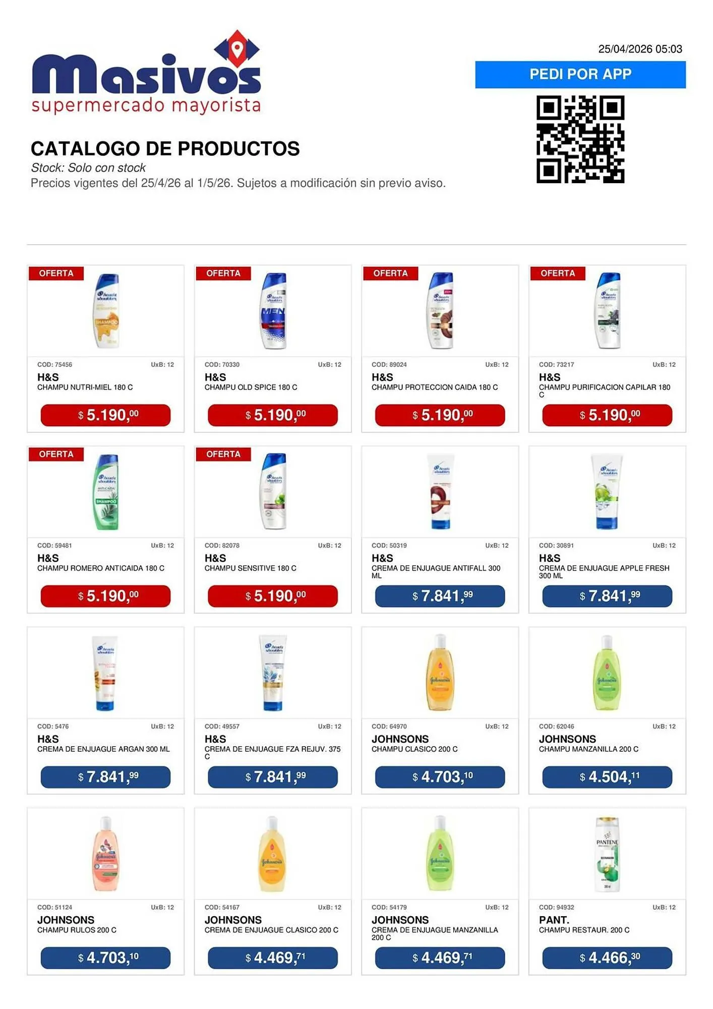 Ofertas de Catálogo Masivos 25 de abril al 1 de mayo 2026 - Página 120 del catálogo