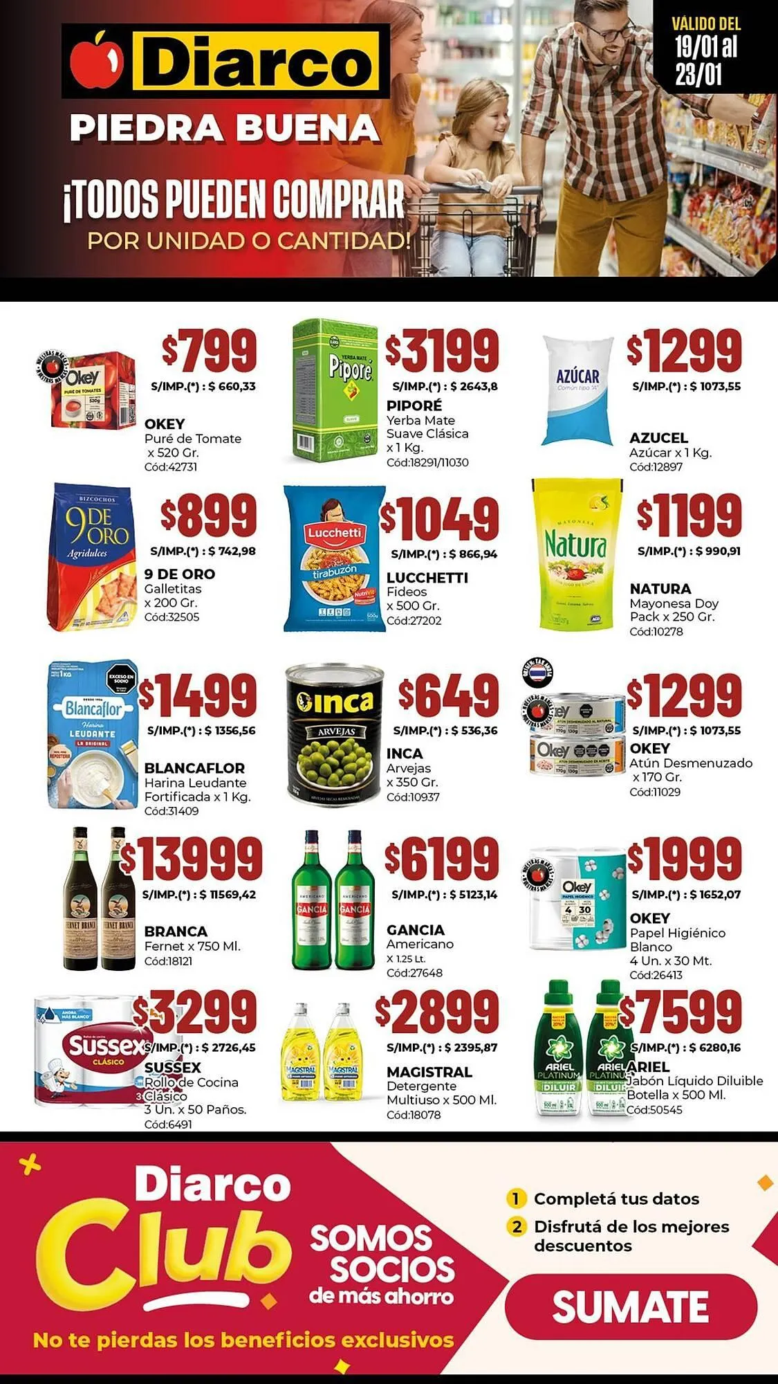 Ofertas de Catálogo Diarco 19 de enero al 23 de enero 2026 - Página 1 del catálogo
