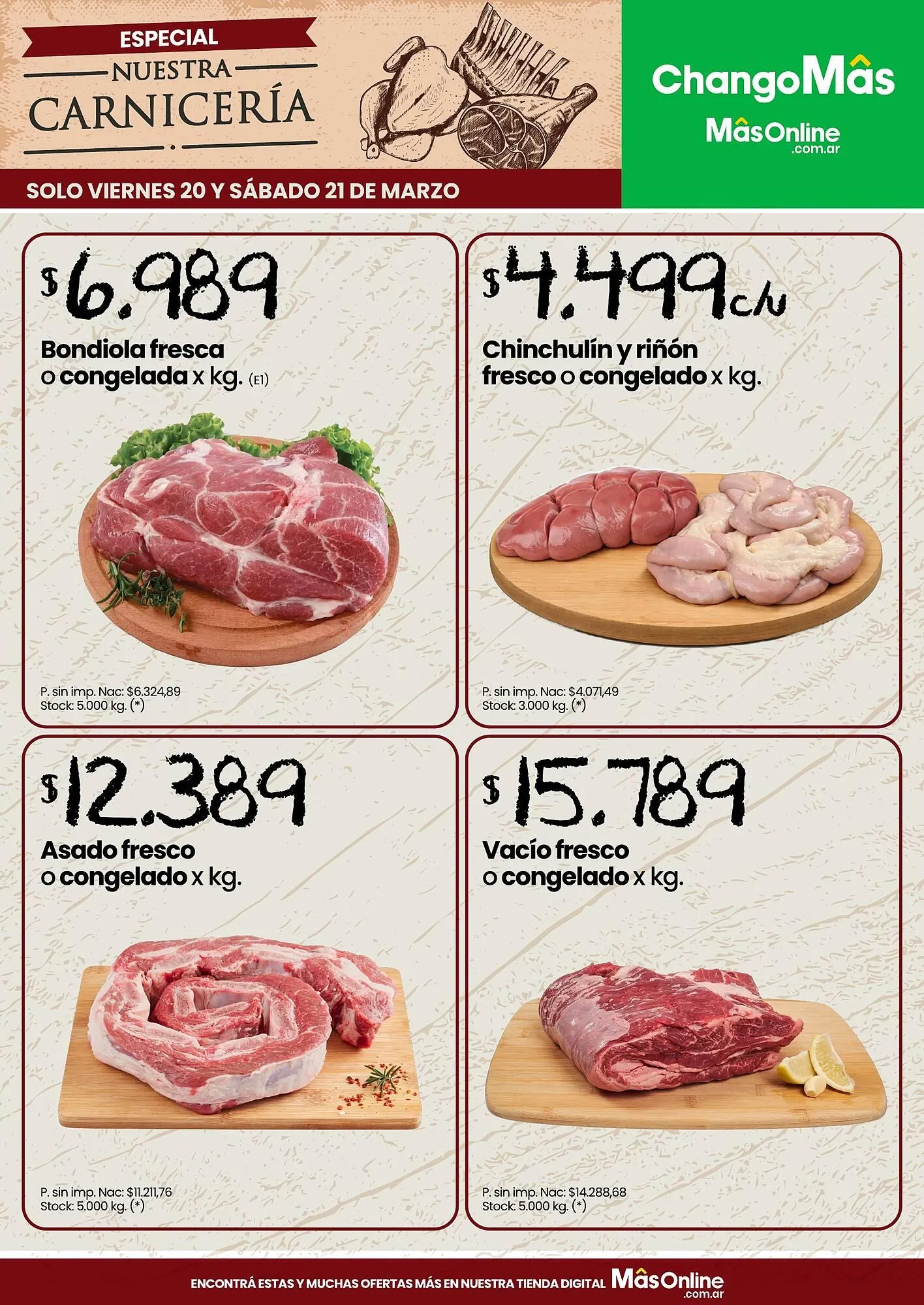 Ofertas de Catálogo Changomas 20 de marzo al 21 de marzo 2026 - Página 1 del catálogo