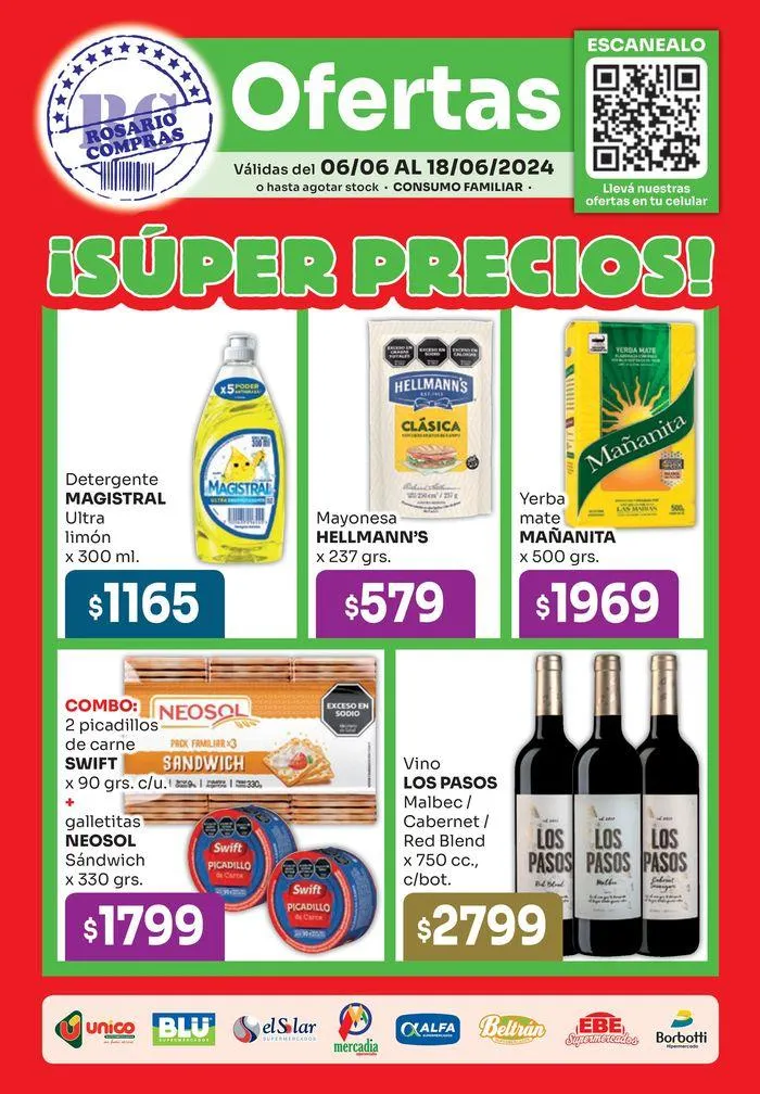 Ofertas de Catálogo Supermercados Unico Lavalle 6 de junio al 18 de junio 2024 - Página 1 del catálogo
