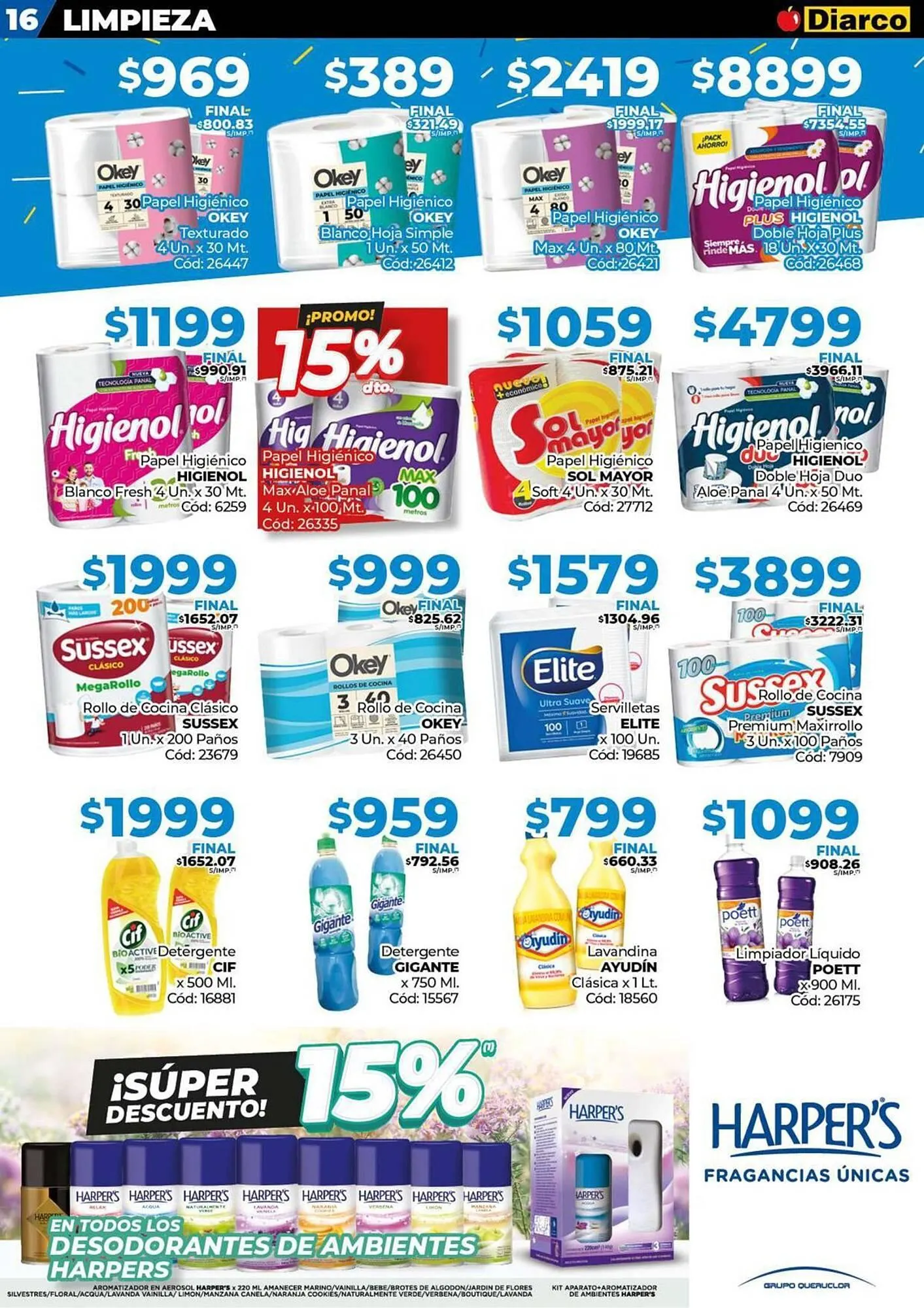 Ofertas de Catálogo Diarco 9 de junio al 16 de junio 2025 - Página 16 del catálogo