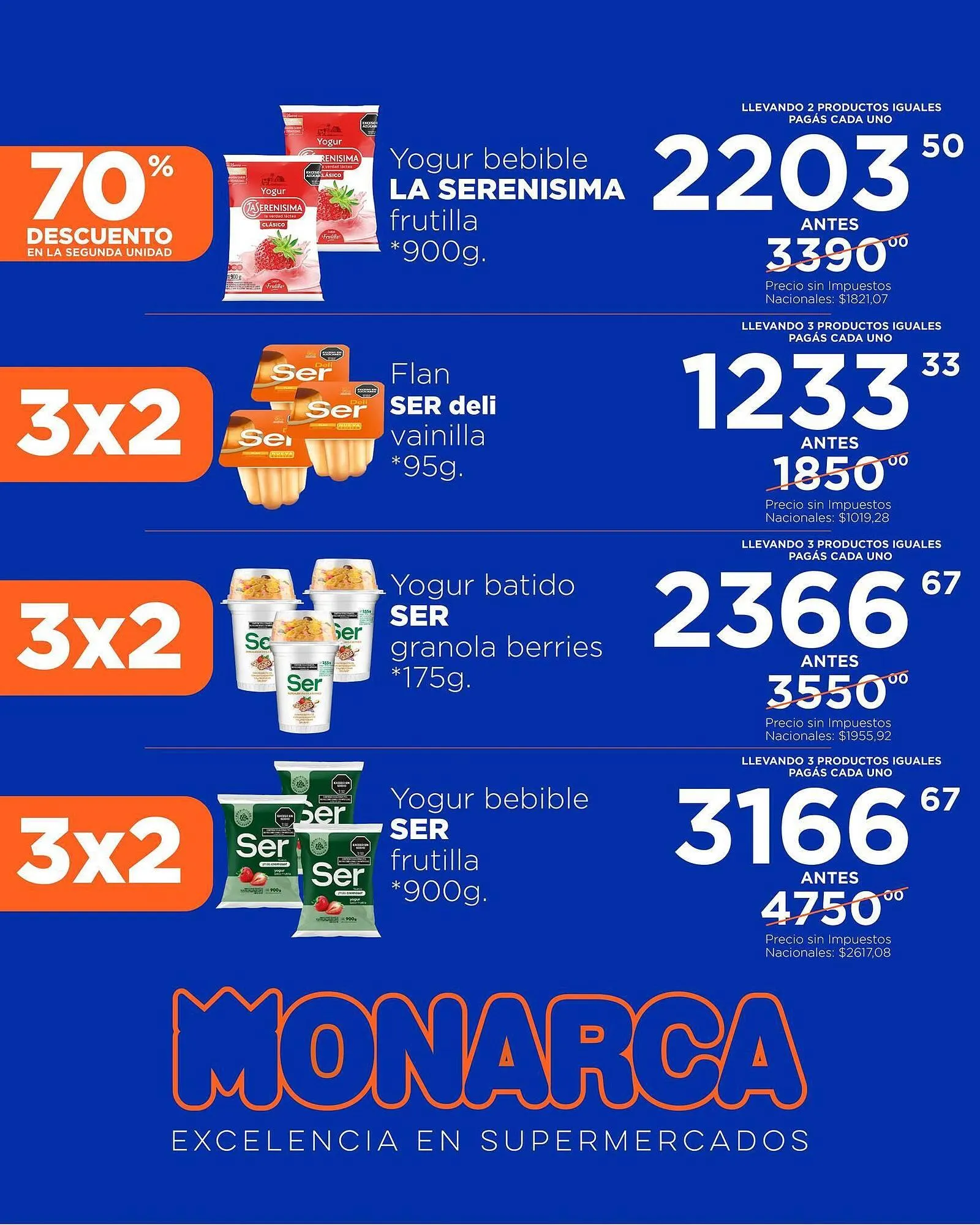 Ofertas de Catálogo Supermercados Monarca 9 de junio al 15 de junio 2025 - Página 4 del catálogo