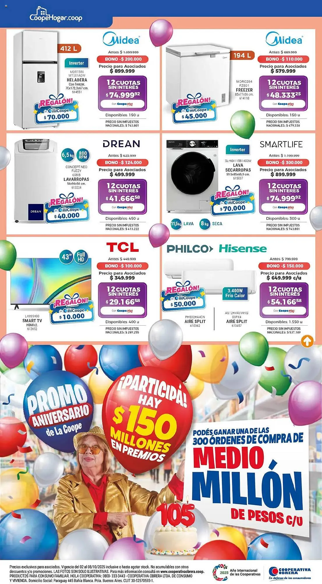 Ofertas de Catálogo Cooperativa Obrera 2 de octubre al 8 de octubre 2025 - Página 7 del catálogo