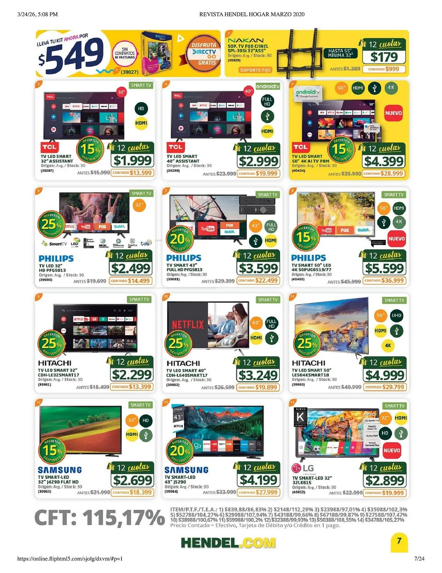 Ofertas de Catálogo Hendel 24 de marzo al 31 de marzo 2026 - Página 7 del catálogo