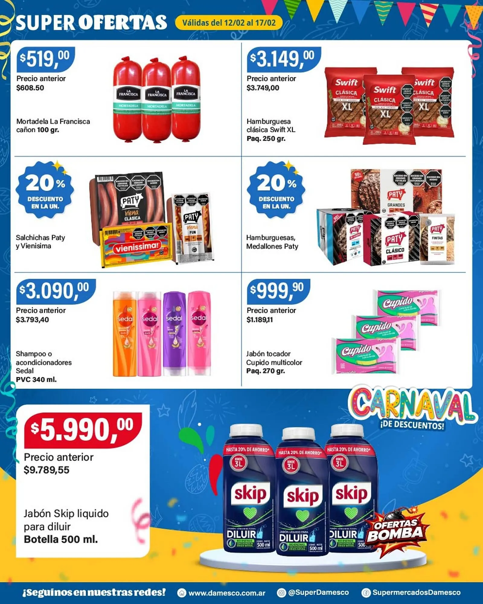 Ofertas de Catálogo Supermercados Damesco 12 de febrero al 17 de febrero 2026 - Página 7 del catálogo