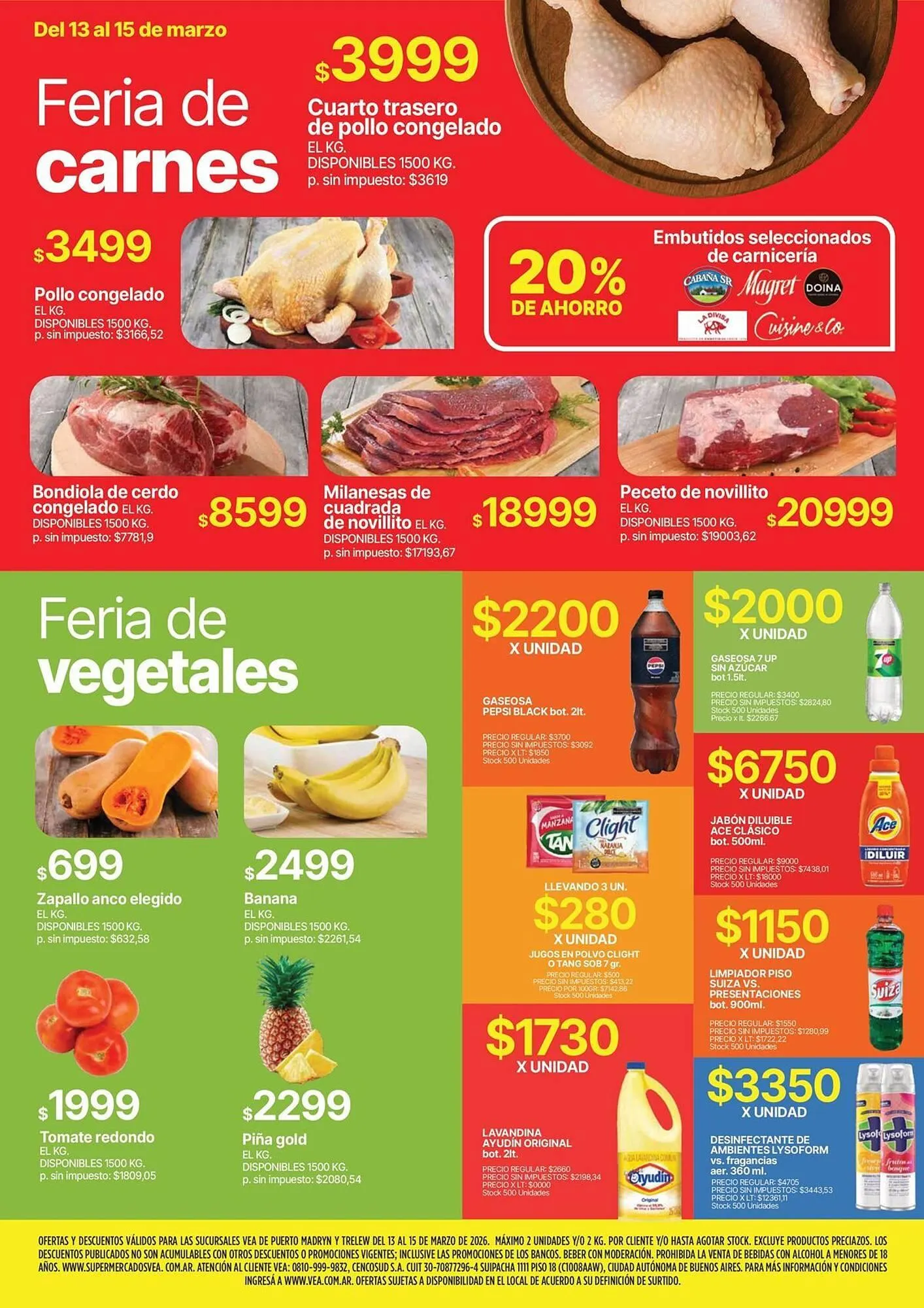 Ofertas de Catálogo Supermercados Vea 13 de marzo al 15 de marzo 2026 - Página 3 del catálogo