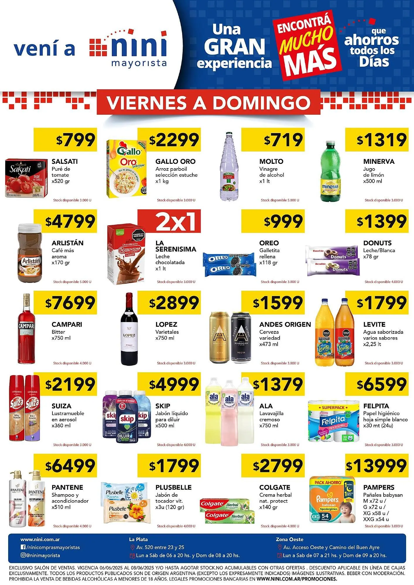 Ofertas de Catálogo Nini Mayorista 6 de junio al 8 de junio 2025 - Página 1 del catálogo