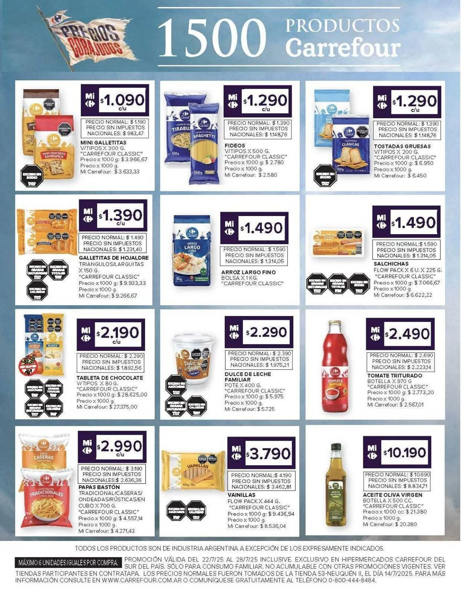 Ofertas de Catálogo Carrefour 22 de julio al 29 de julio 2025 - Página 12 del catálogo