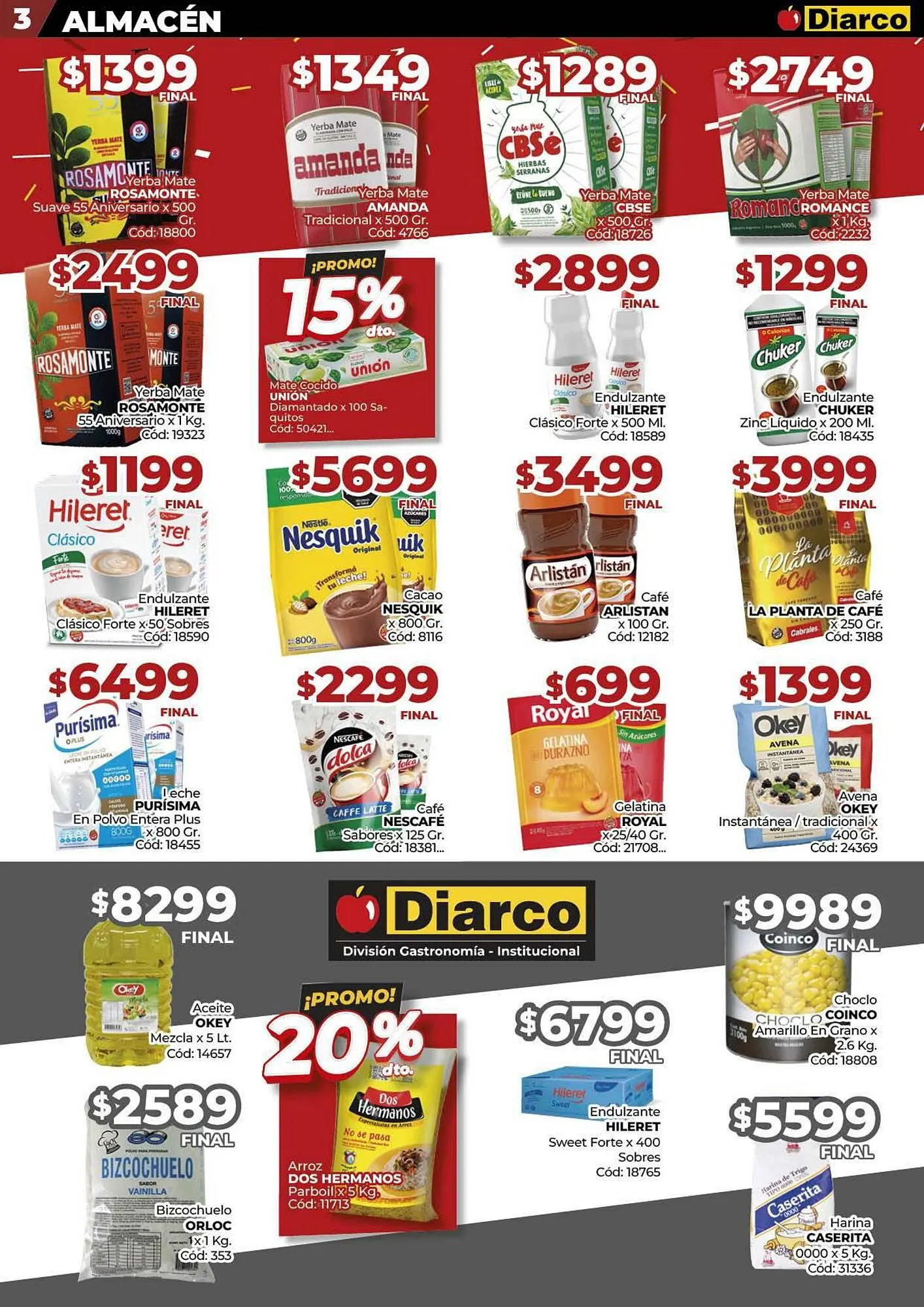 Ofertas de Catálogo Diarco 17 de marzo al 23 de marzo 2025 - Página 3 del catálogo