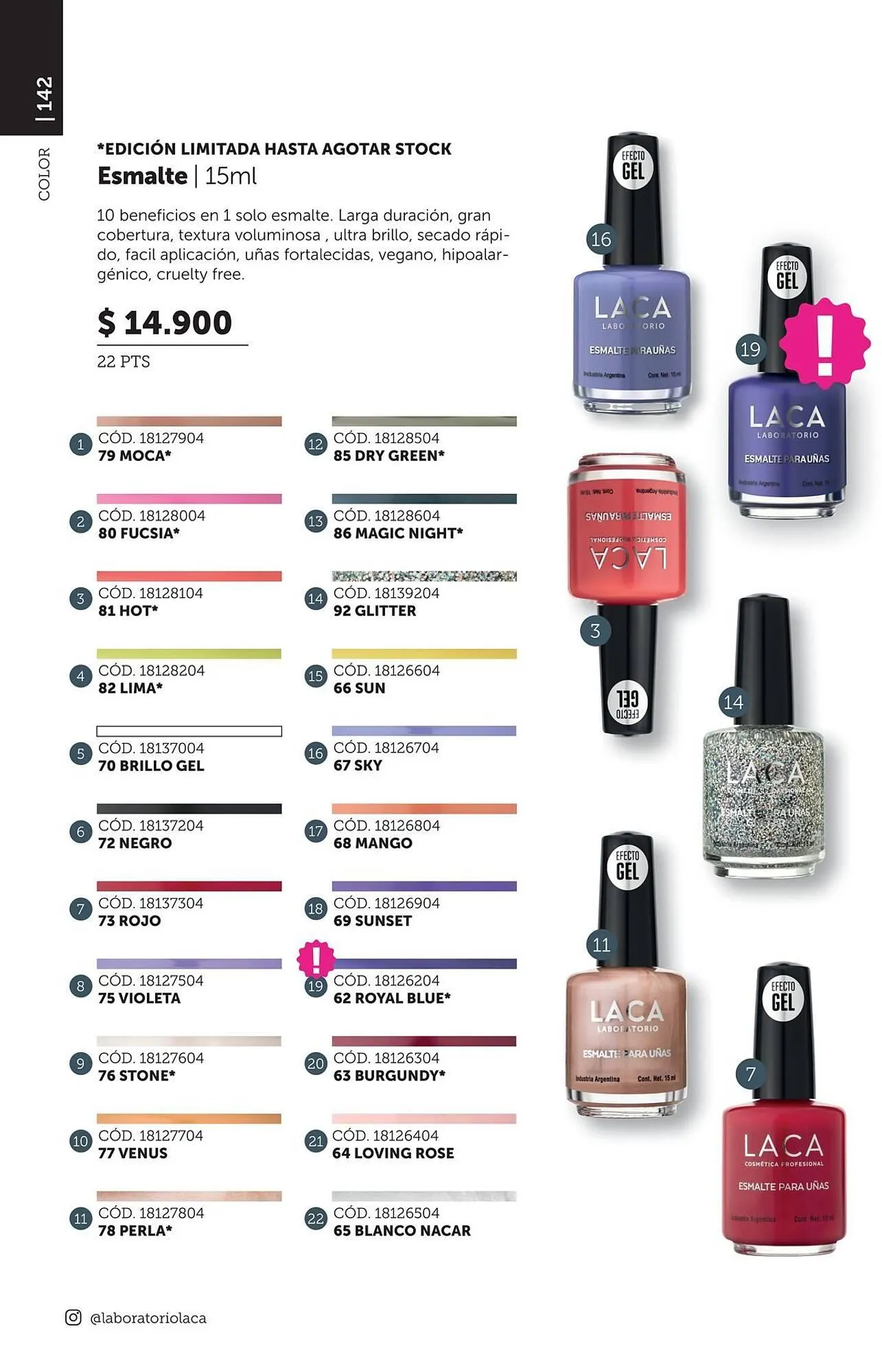 Ofertas de Catálogo Laboratorio LACA 3 de octubre al 31 de enero 2026 - Página 142 del catálogo