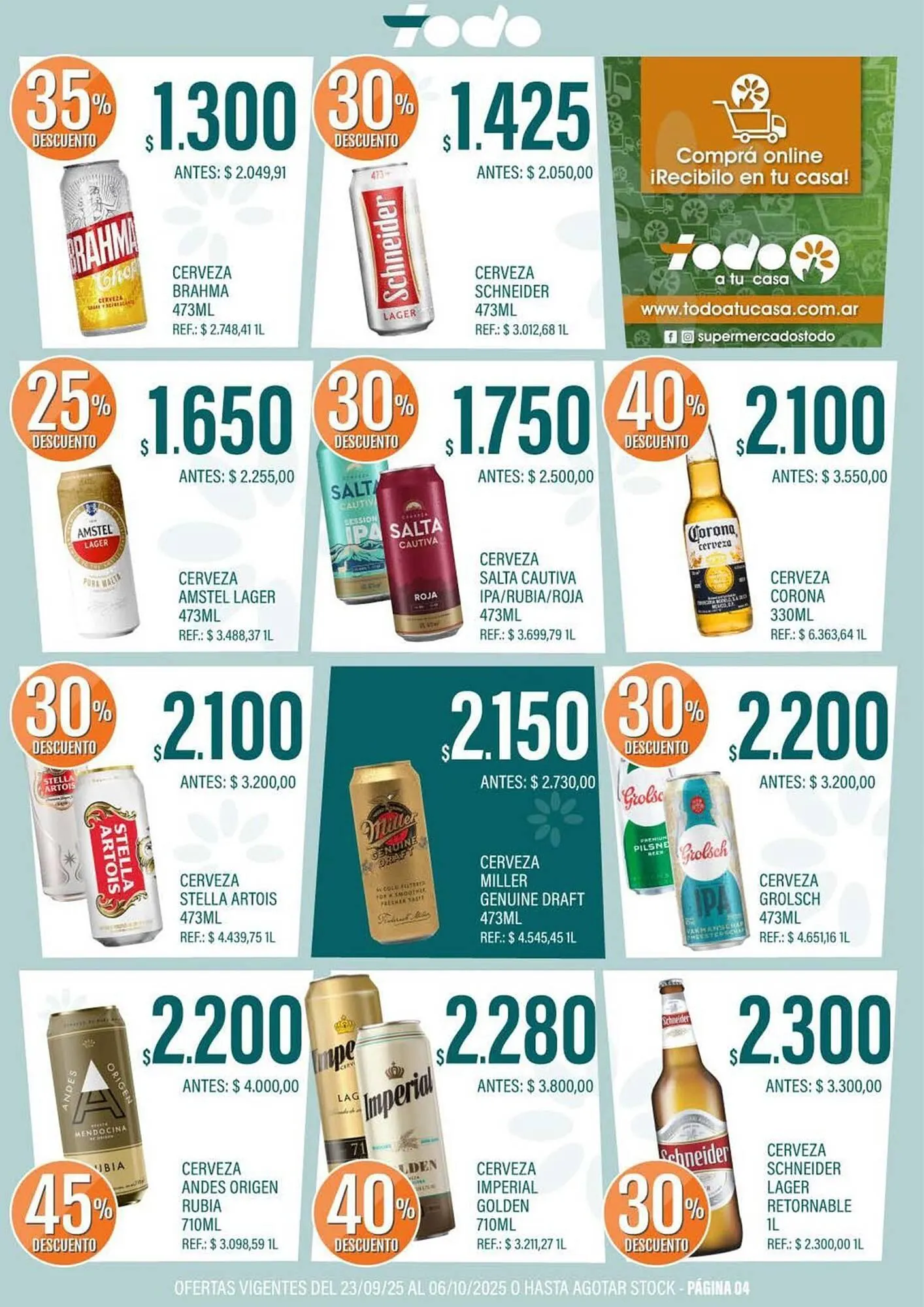 Ofertas de Catálogo Supermercados Todo 23 de septiembre al 31 de diciembre 2025 - Página 4 del catálogo