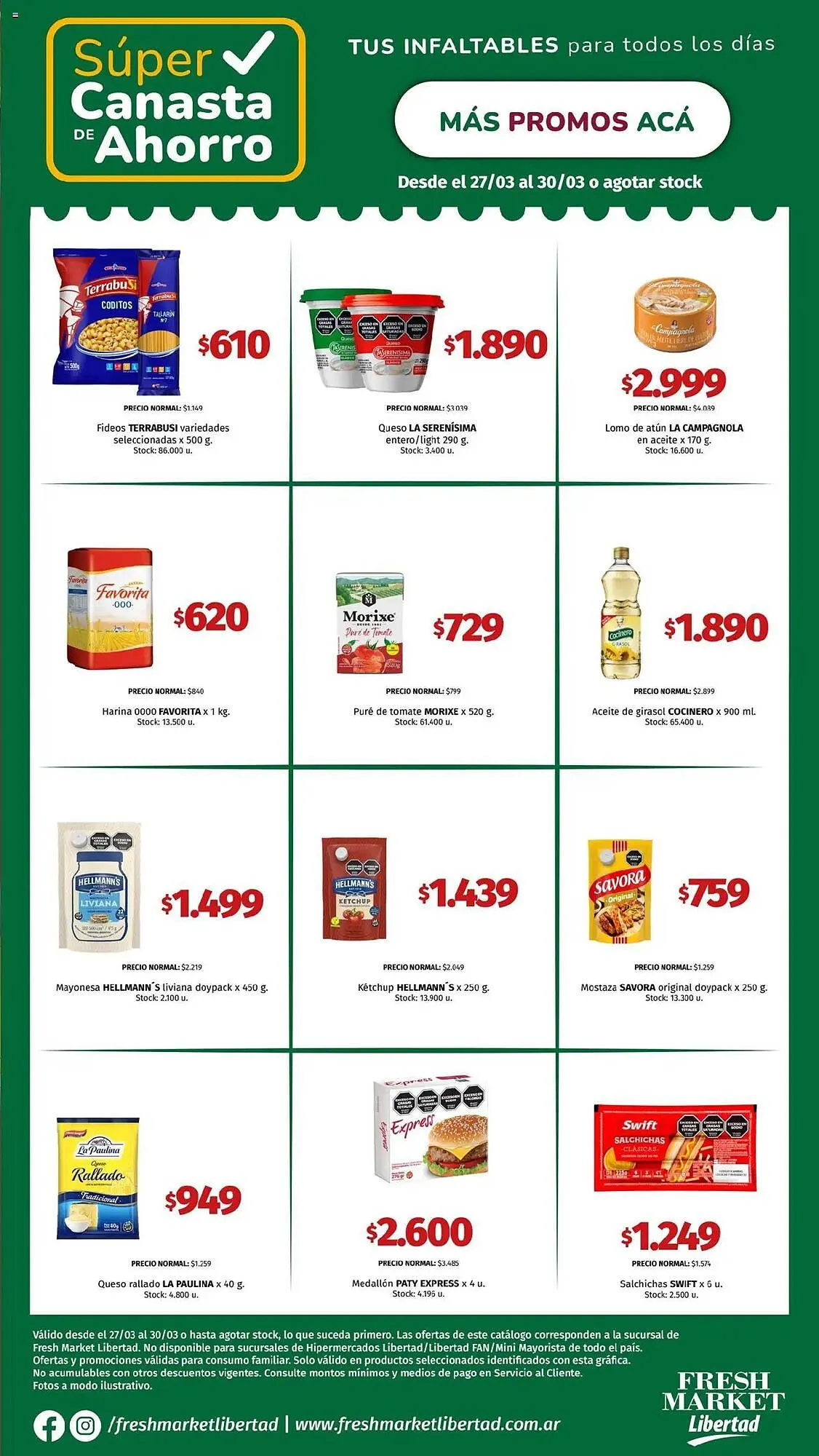 Ofertas de Catálogo Hipermercado Libertad 27 de marzo al 30 de marzo 2025 - Página 1 del catálogo