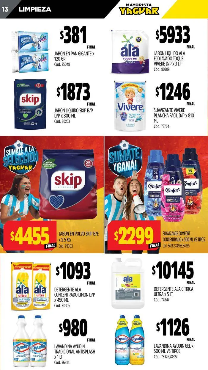 Ofertas de Ofertas Supermercados Yaguar Posadas 8 de julio al 14 de julio 2024 - Página 13 del catálogo
