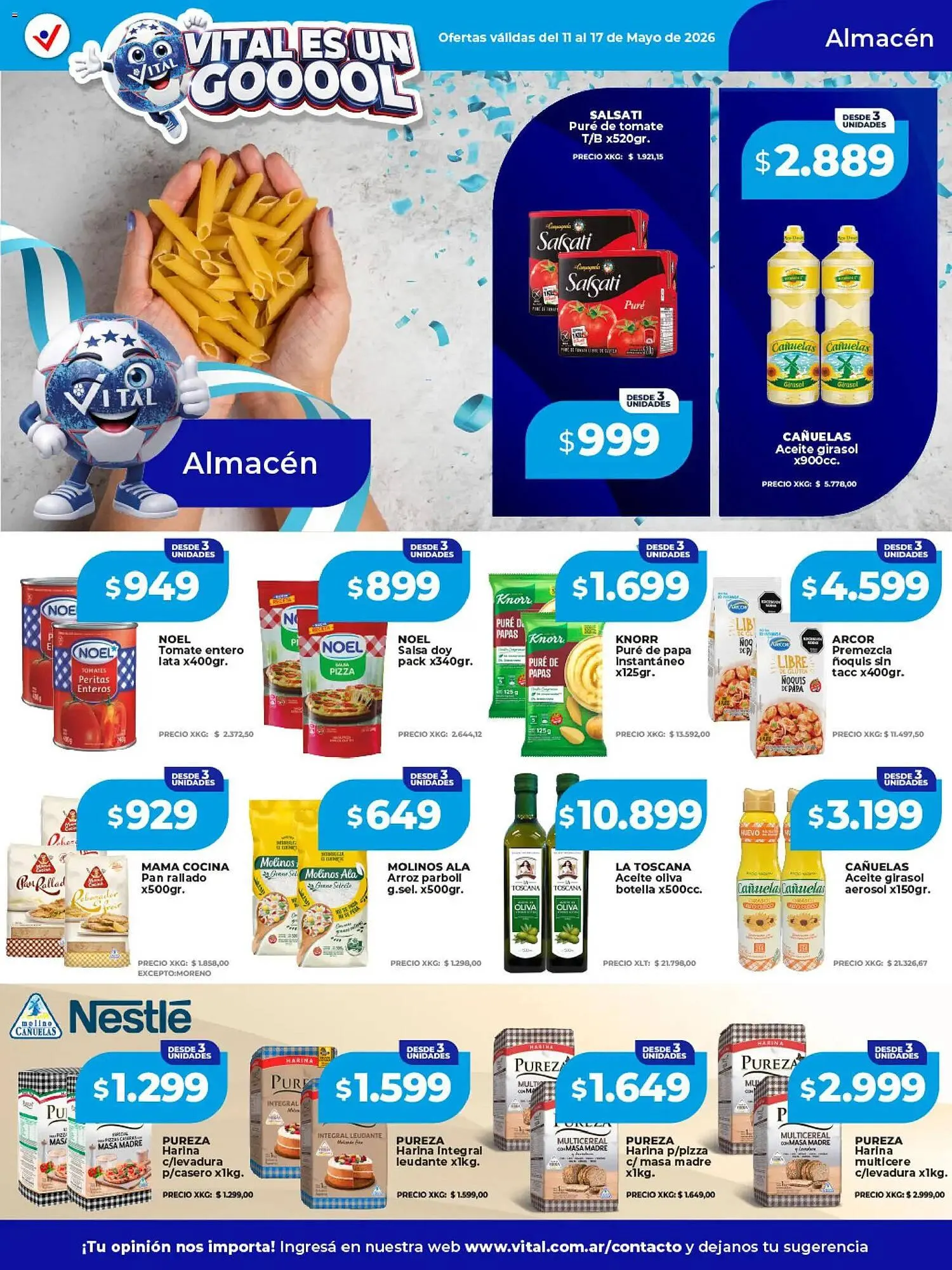 Ofertas de Catálogo Supermayorista Vital 11 de mayo al 17 de mayo 2026 - Página 11 del catálogo