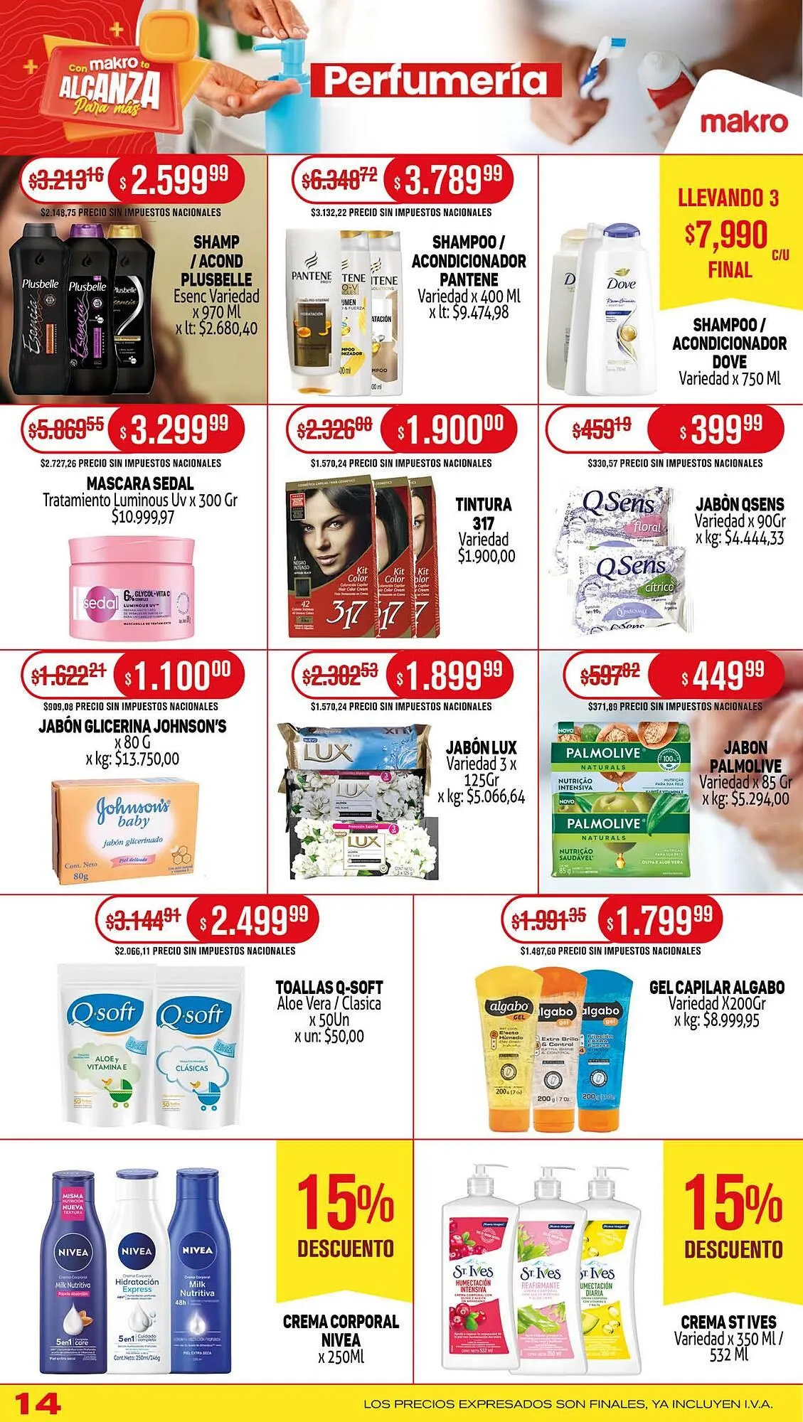 Ofertas de Catálogo Makro 24 de julio al 30 de julio 2025 - Página 14 del catálogo