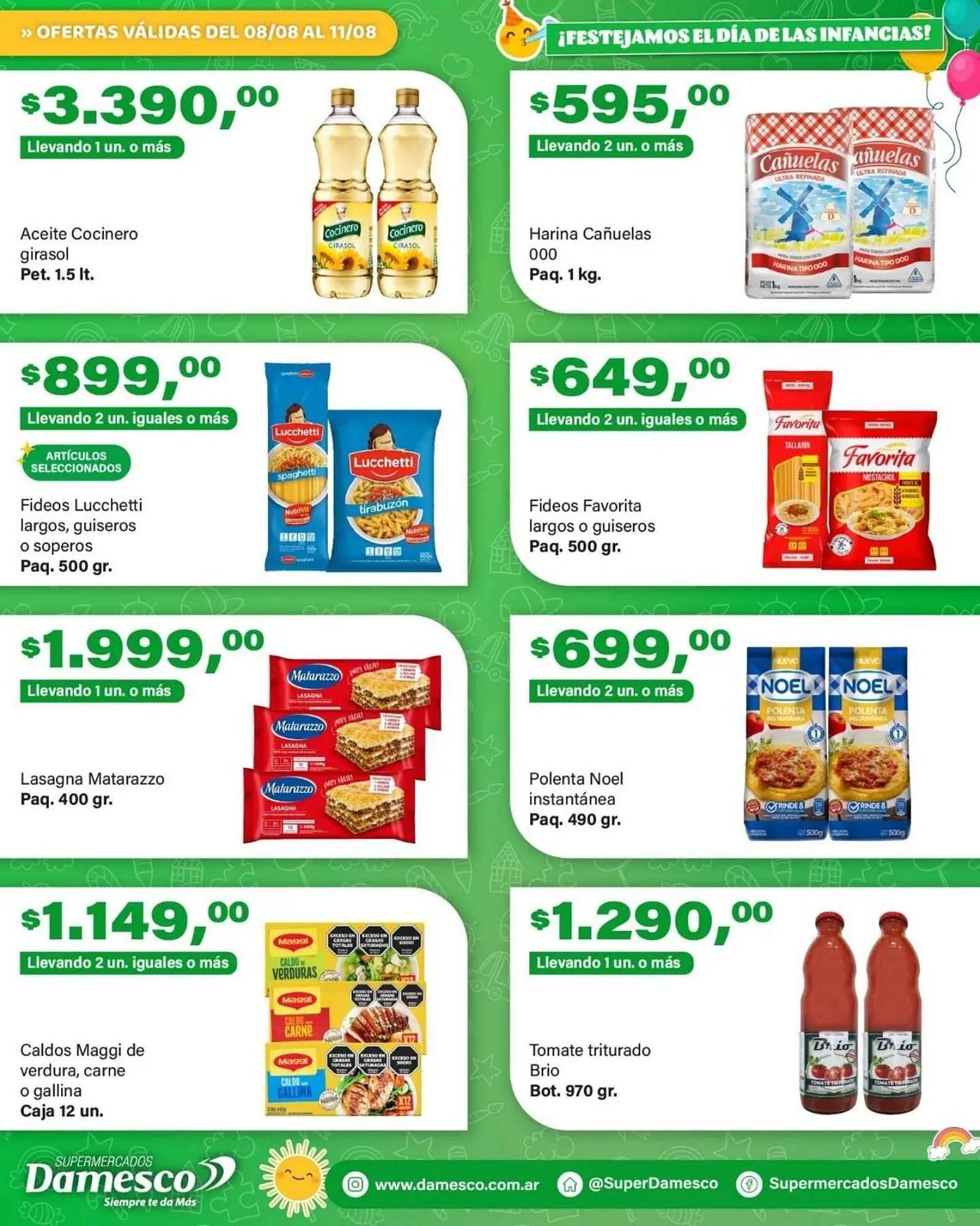 Ofertas de Catálogo Supermercados Damesco 8 de agosto al 11 de agosto 2025 - Página 2 del catálogo
