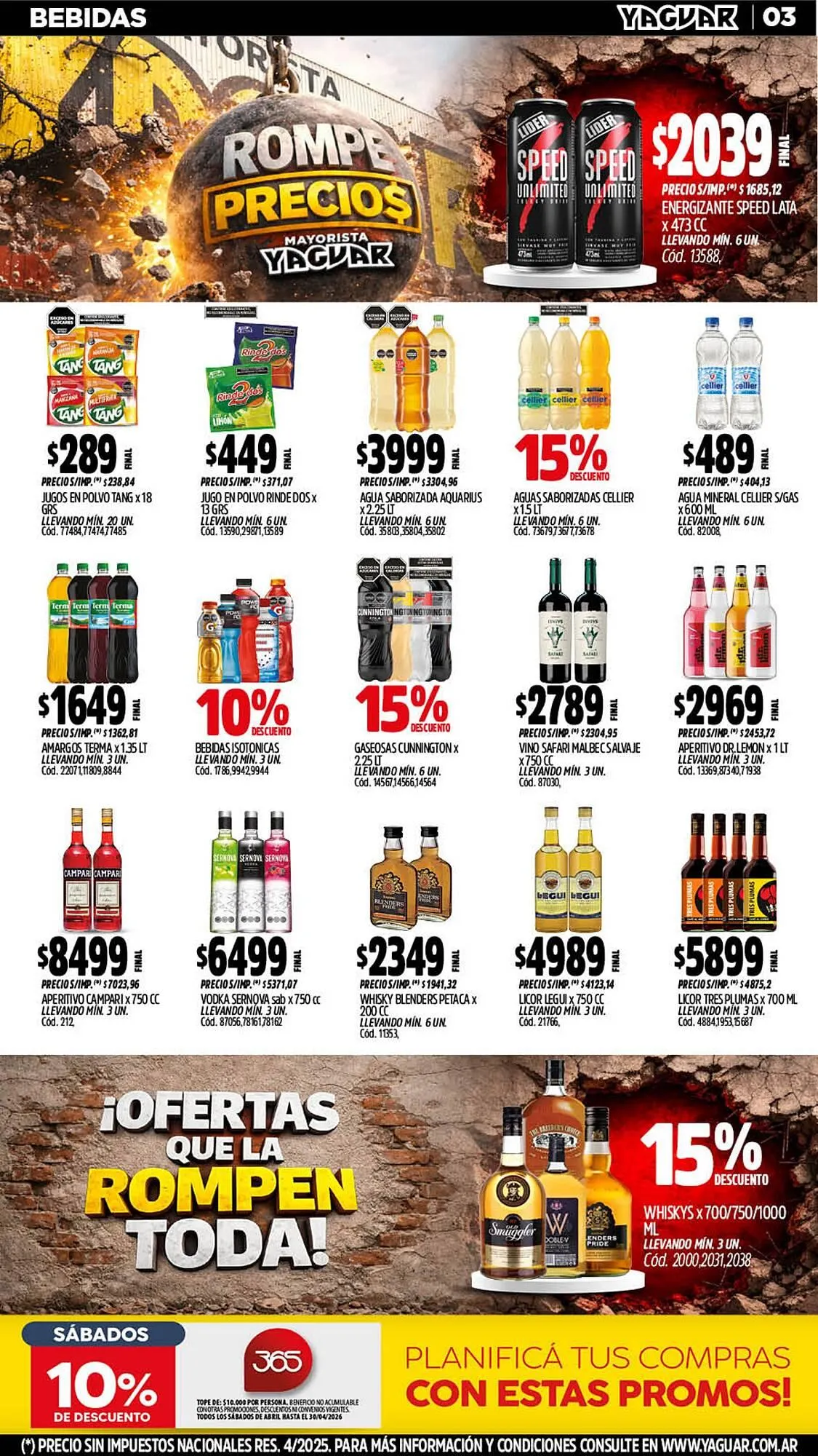 Ofertas de Catálogo Supermercados Yaguar 13 de abril al 19 de abril 2026 - Página 3 del catálogo