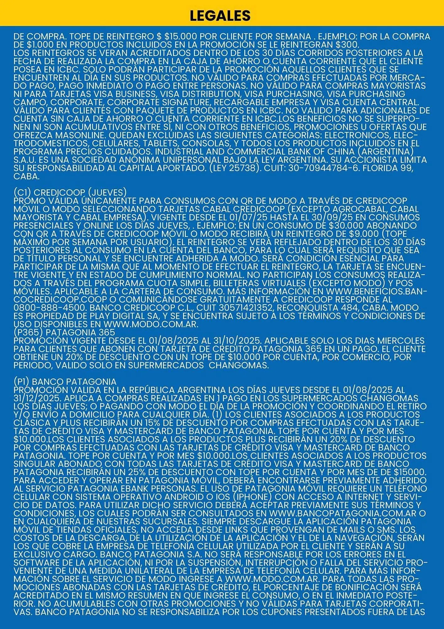 Ofertas de Catálogo Changomas 4 de agosto al 31 de agosto 2025 - Página 9 del catálogo