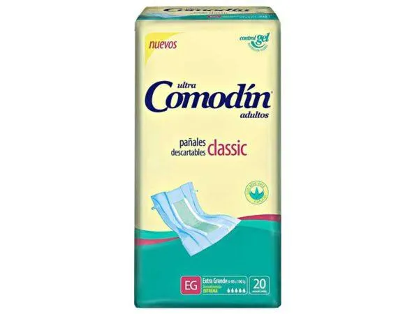 Pañales Comodin Clasicos Unisex Xg