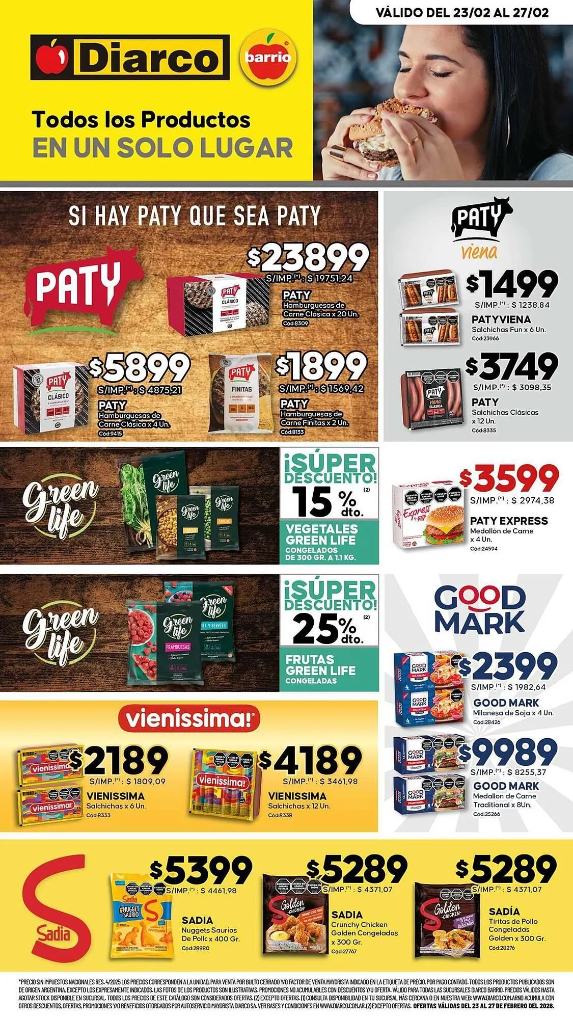 Ofertas de Catálogo Diarco 23 de febrero al 27 de febrero 2026 - Página 1 del catálogo
