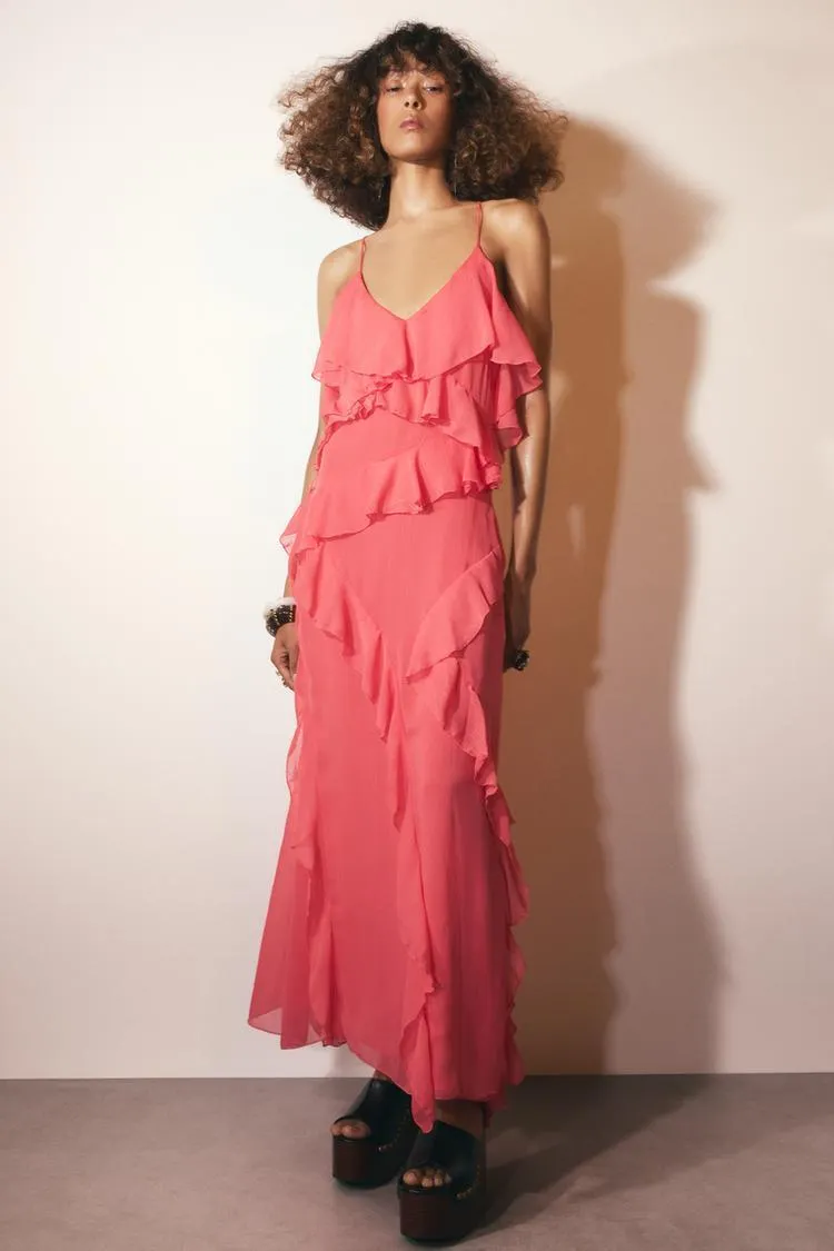 VESTIDO VOLANTES ZW COLLECTION