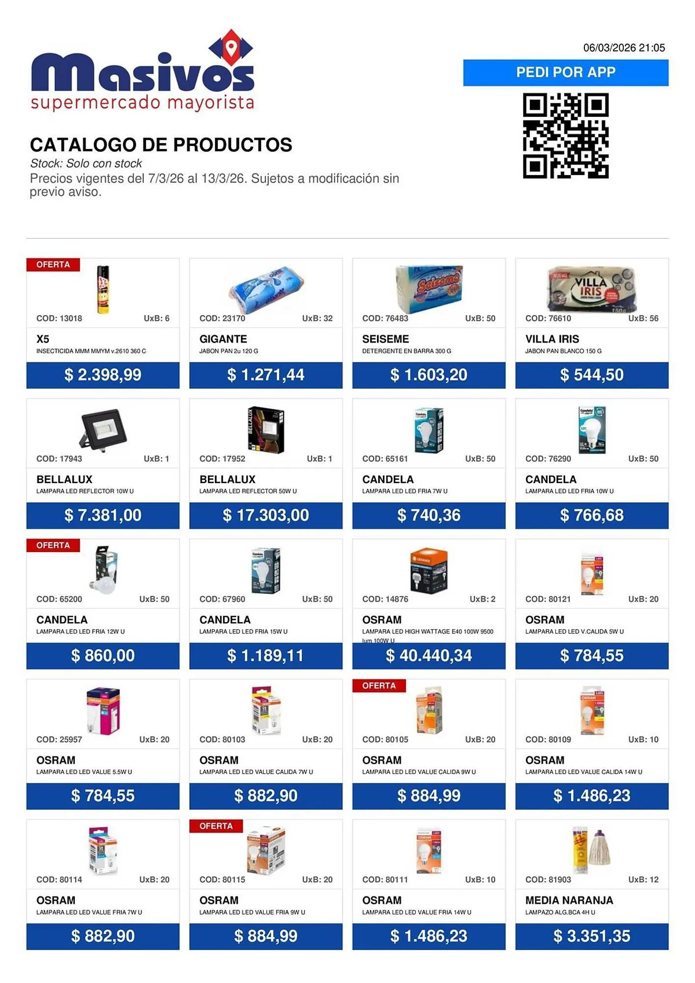 Ofertas de Catálogo Masivos 7 de marzo al 13 de marzo 2026 - Página 63 del catálogo