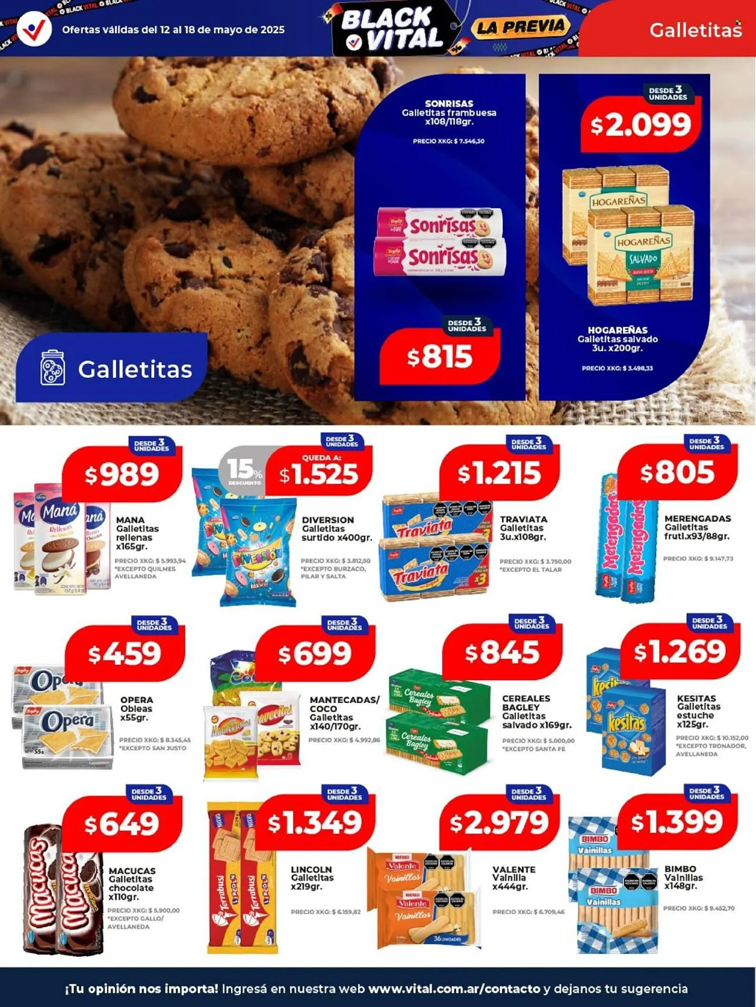 Ofertas de Catálogo Supermayorista Vital 12 de mayo al 18 de mayo 2025 - Página 30 del catálogo