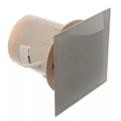 Extractor potenciado de vidrio 200 m³/h gris