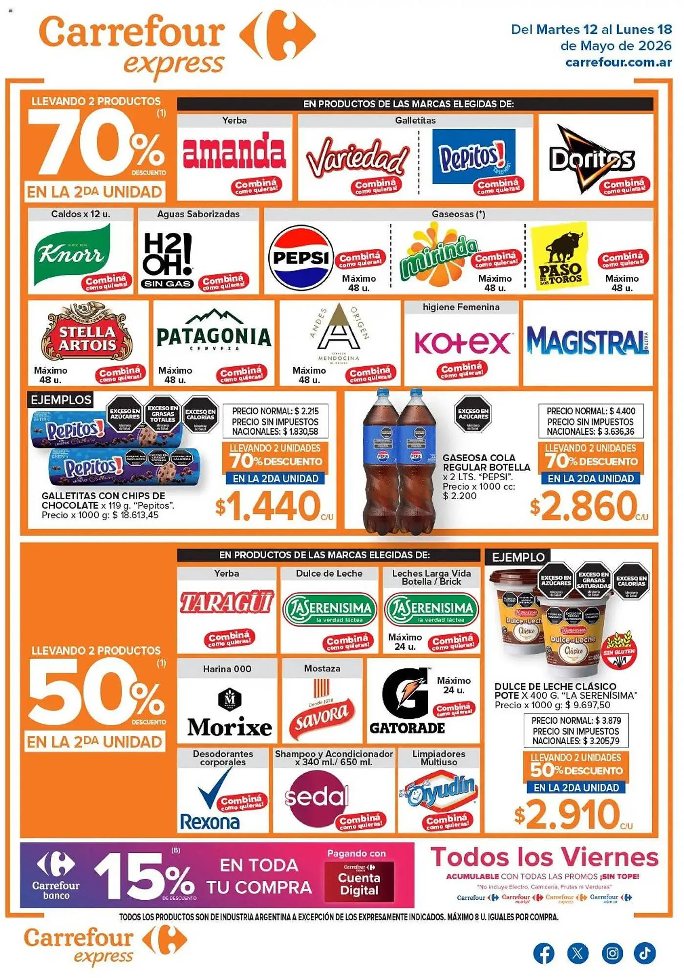 Ofertas de Catálogo Carrefour 12 de mayo al 18 de mayo 2026 - Página 1 del catálogo