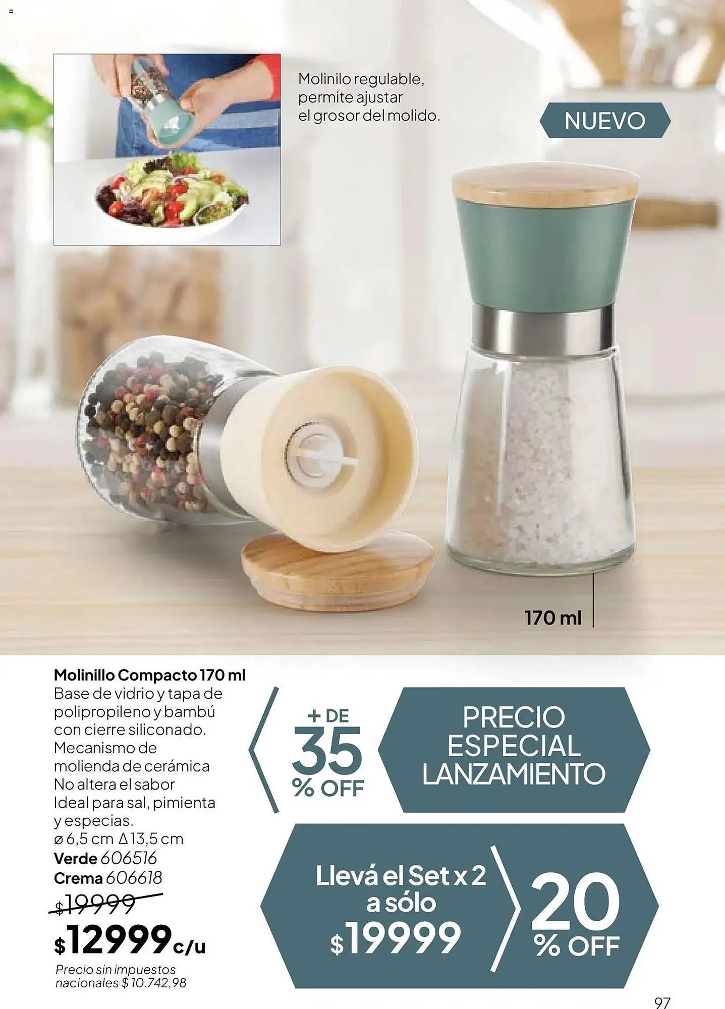 Ofertas de Folleto Tupperware 24 de noviembre al 31 de diciembre 2025 - Página 98 del catálogo